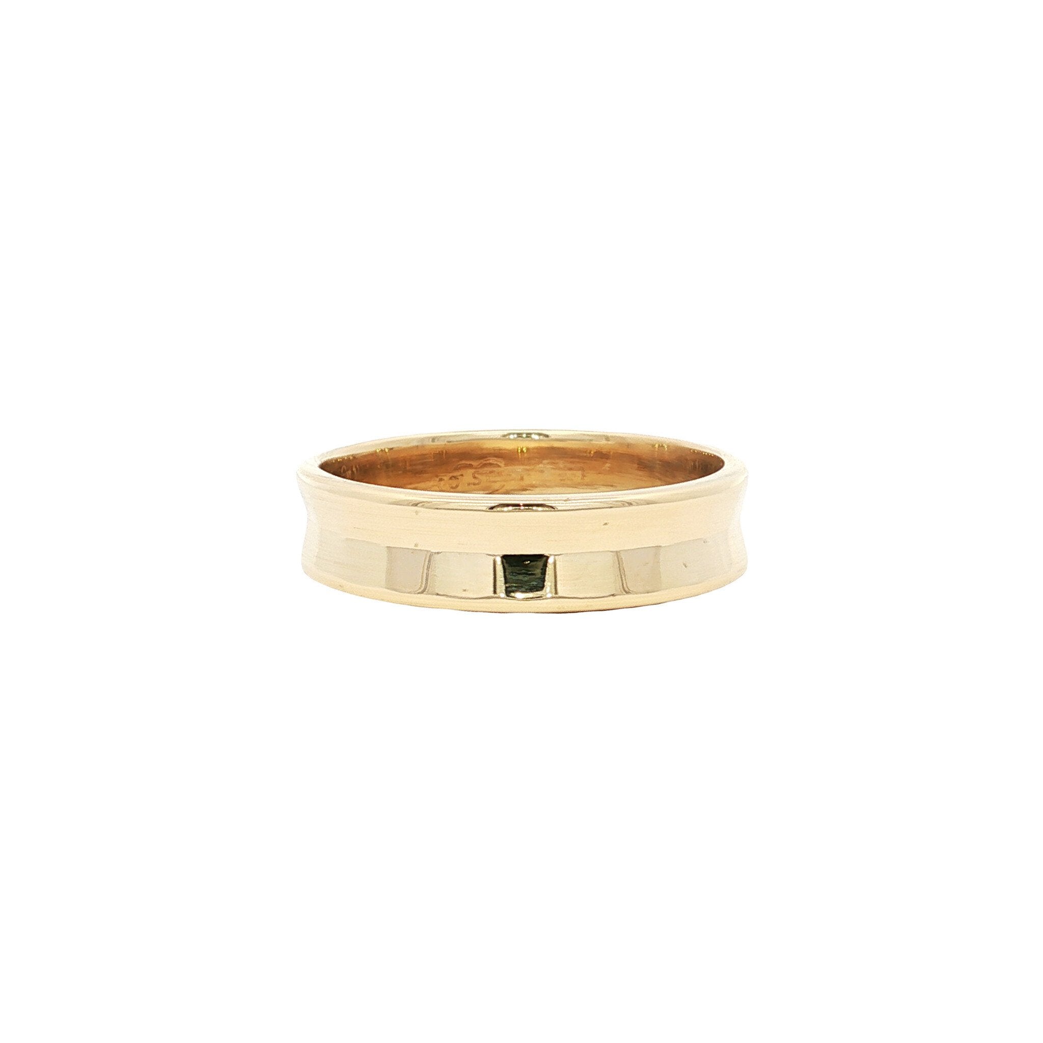 Gouden vintage fantasie ring 14 kt
