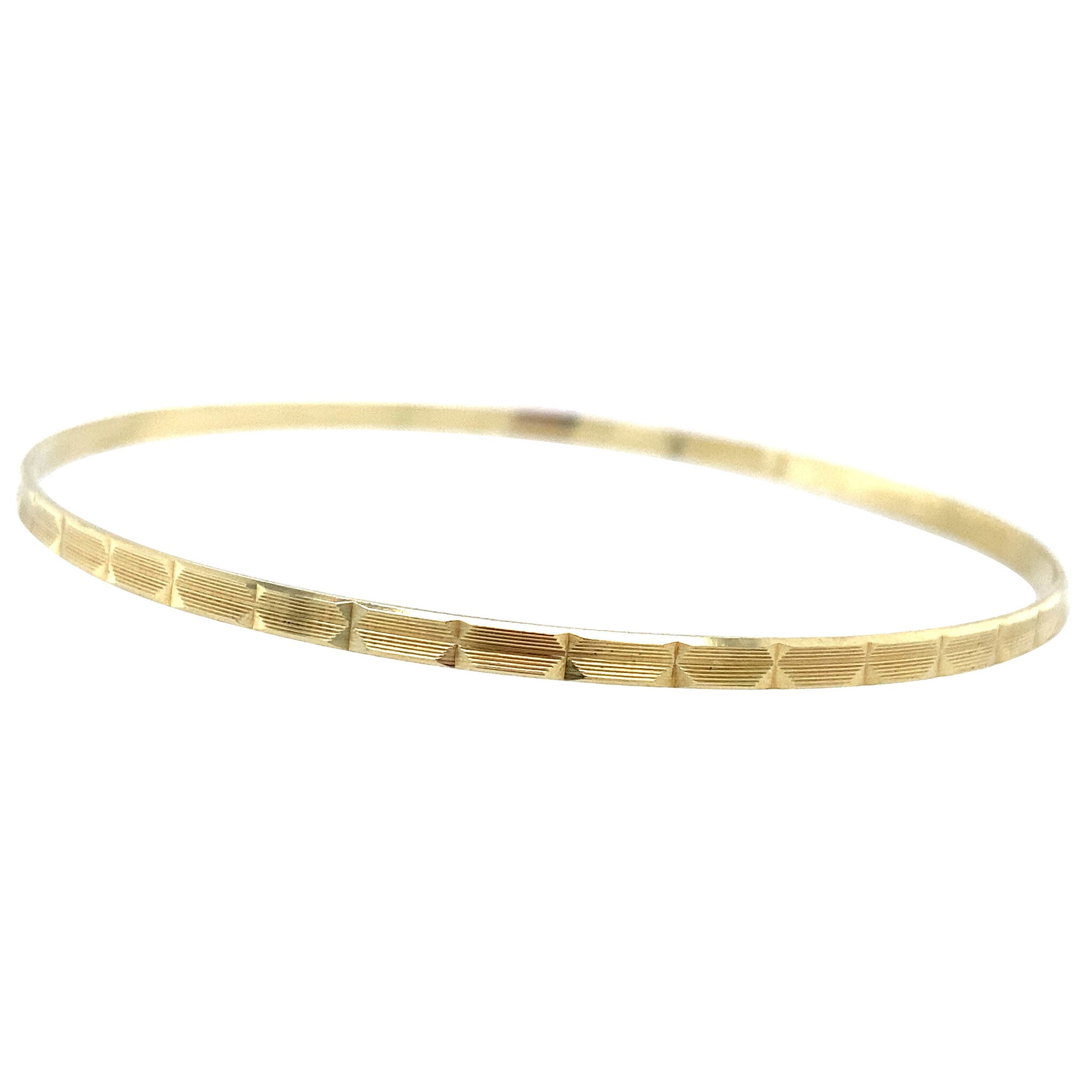 Vintage gold fancy rattle bracelet 14 kt