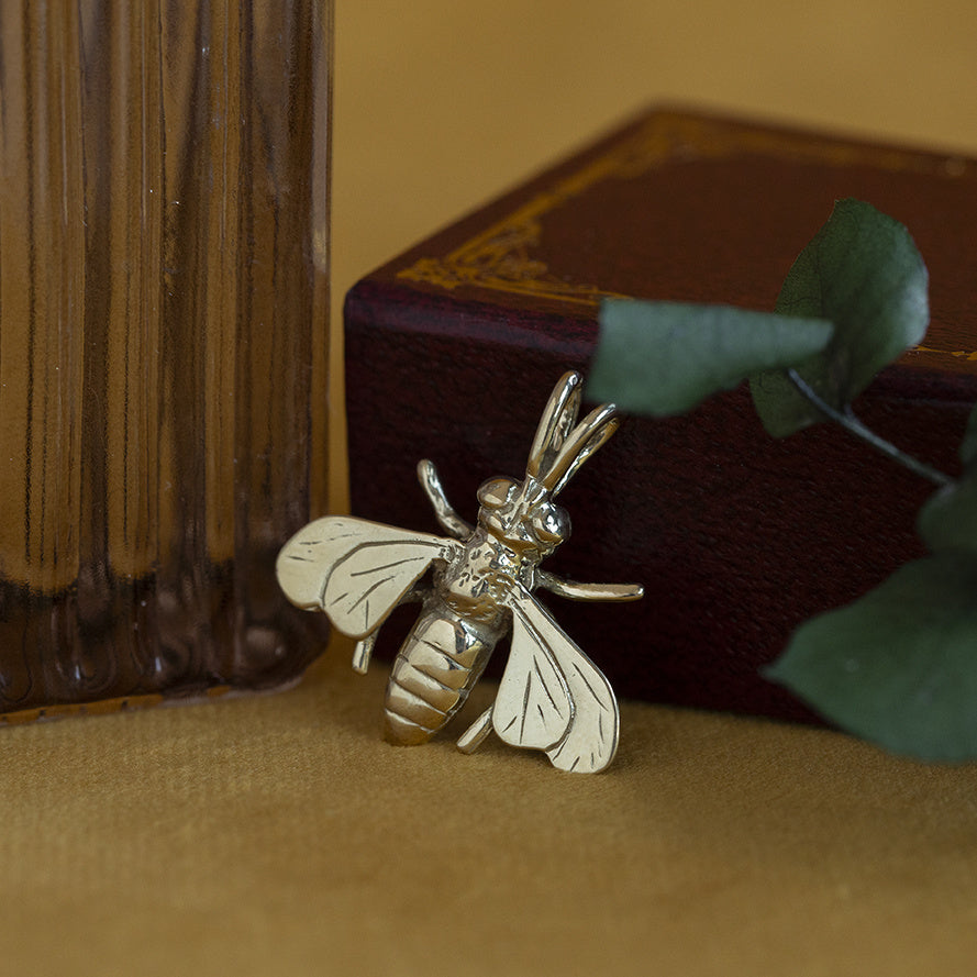 Gouden vintage bij hanger 14 kt