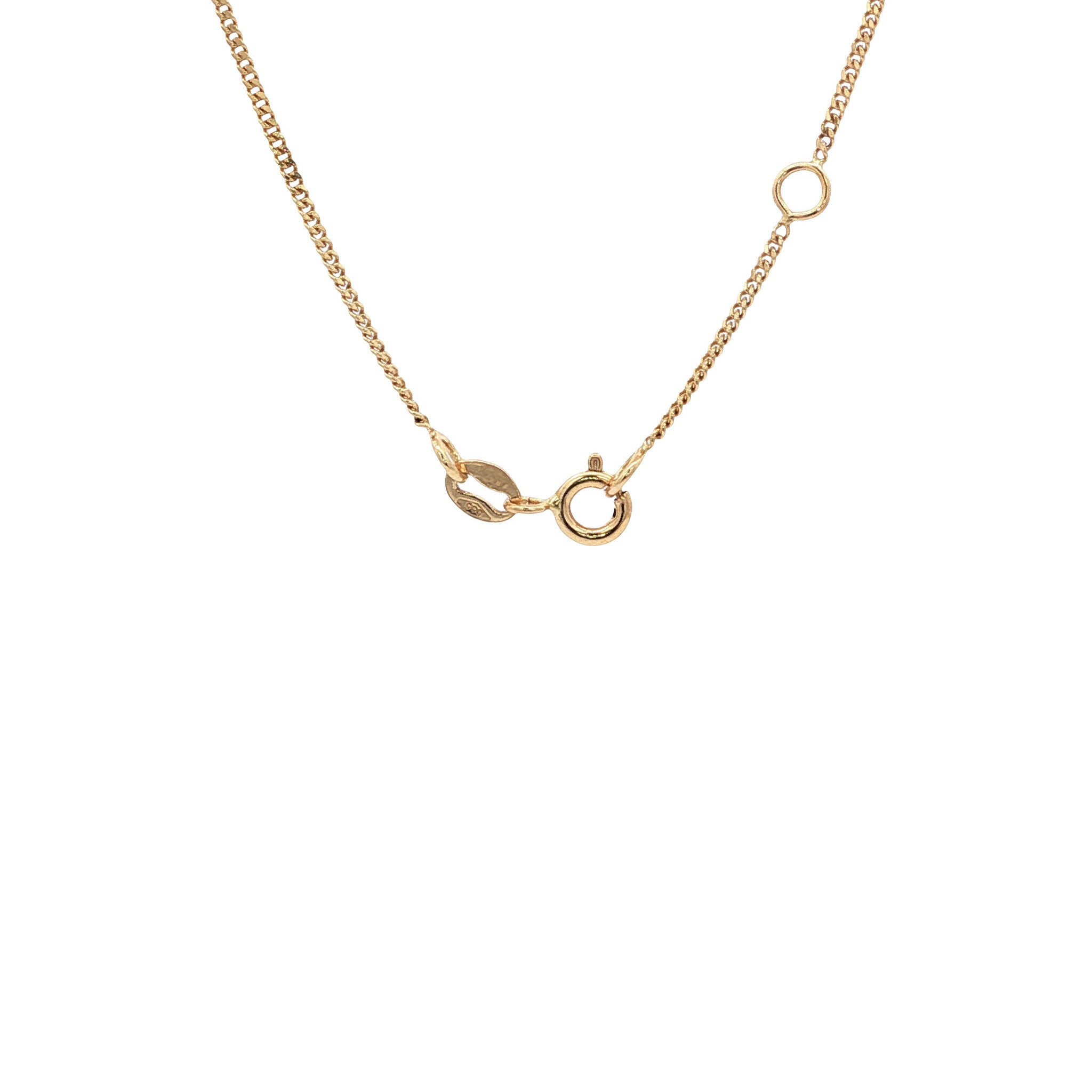 Gold gourmet necklace 14 kt