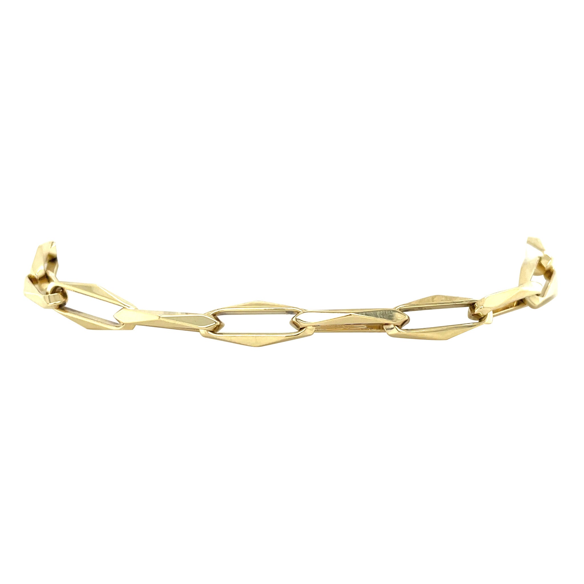 Gold vintage closed forever bracelet 14 kt