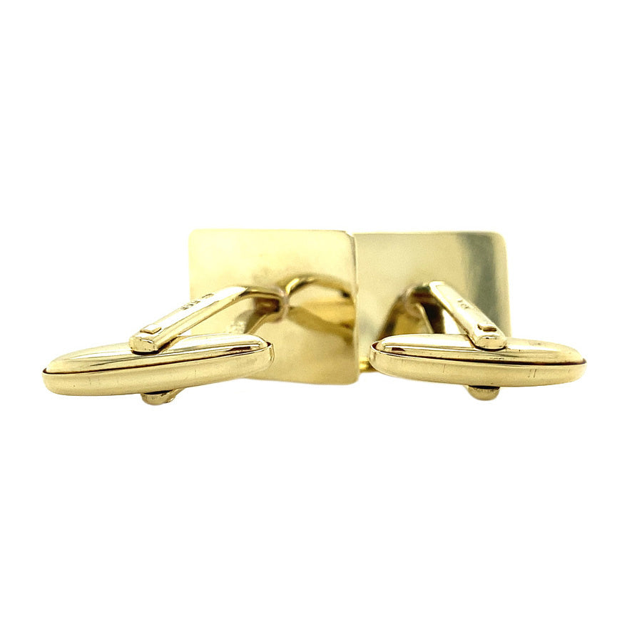Gold cufflinks 14 kt