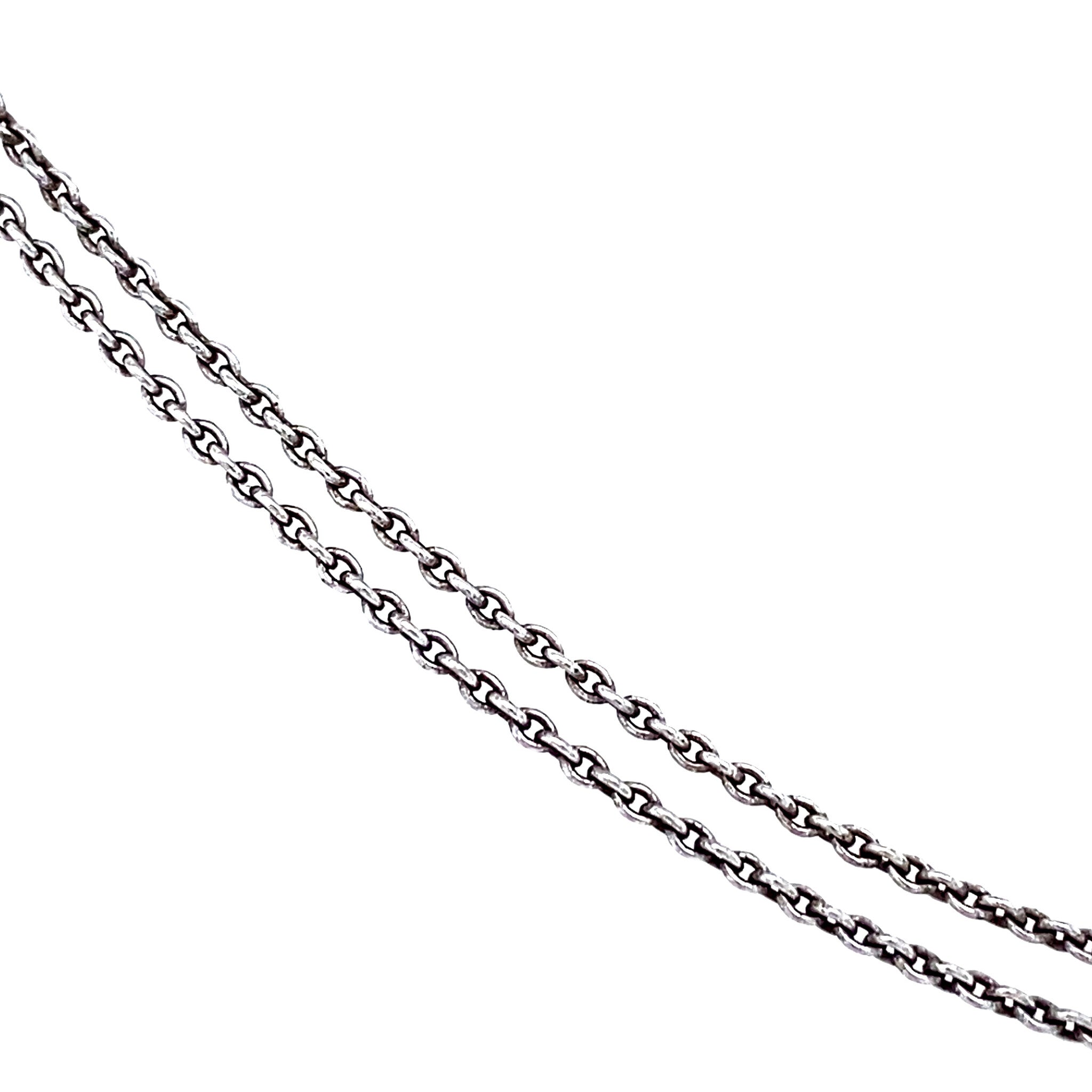 Zilveren collier met diamant hanger 835