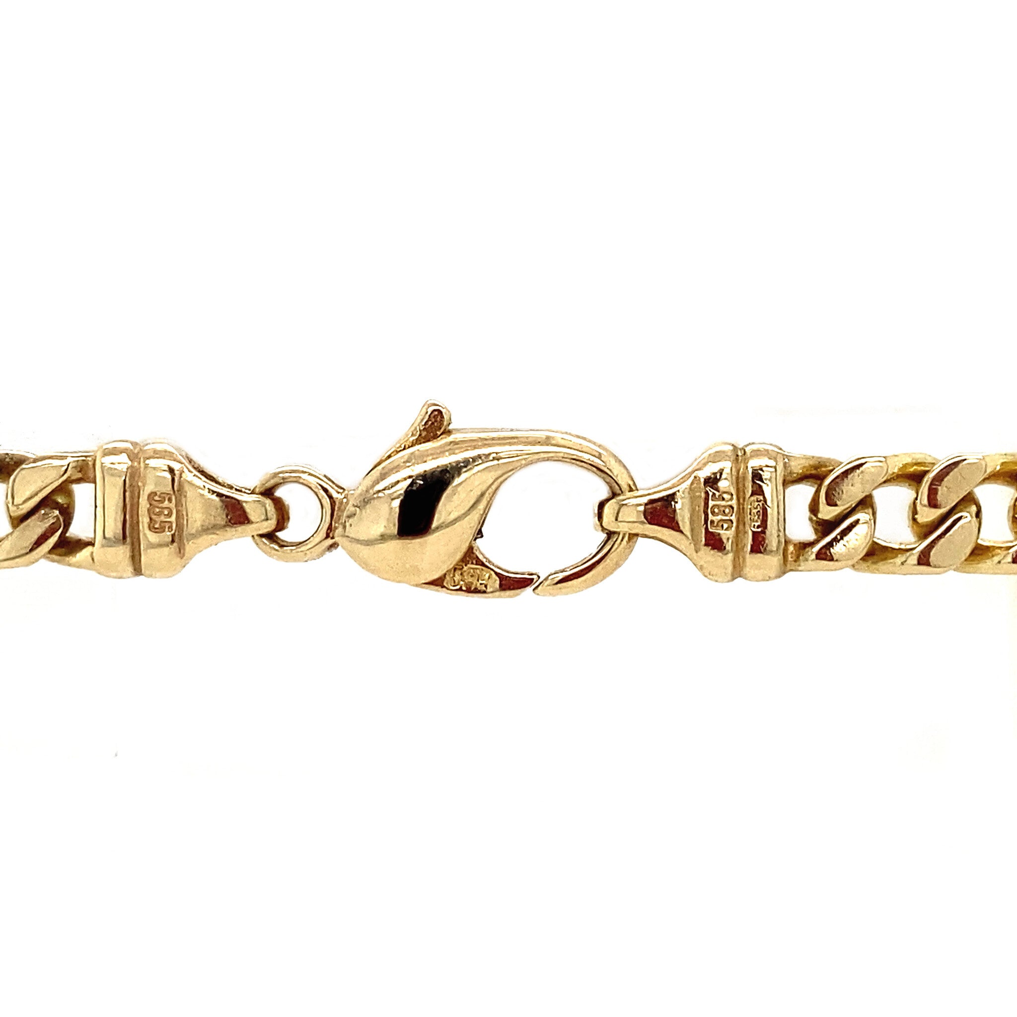 Vintage gold gourmet bracelet 14 kt