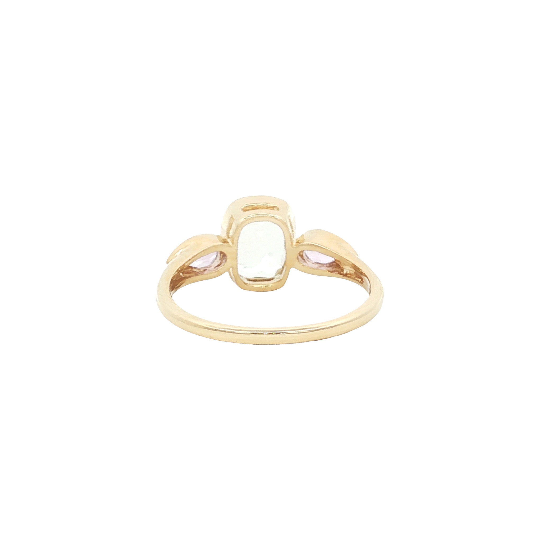 Ring met amethist 9 kt