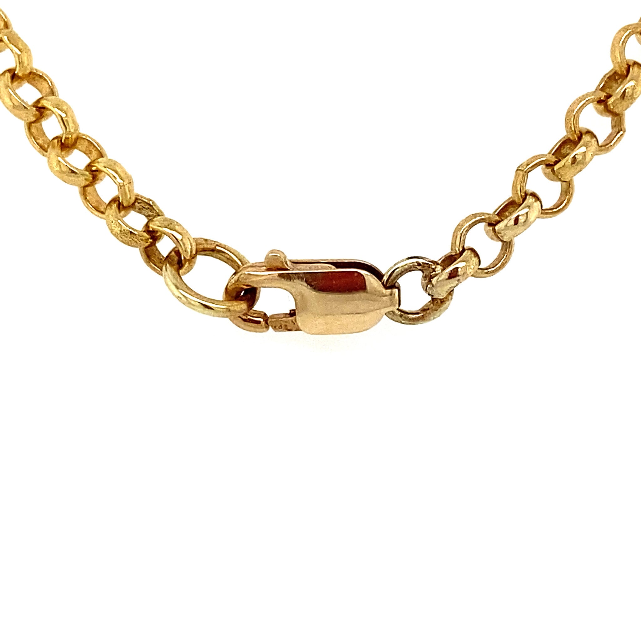 Gouden jasseron collier 14 krt