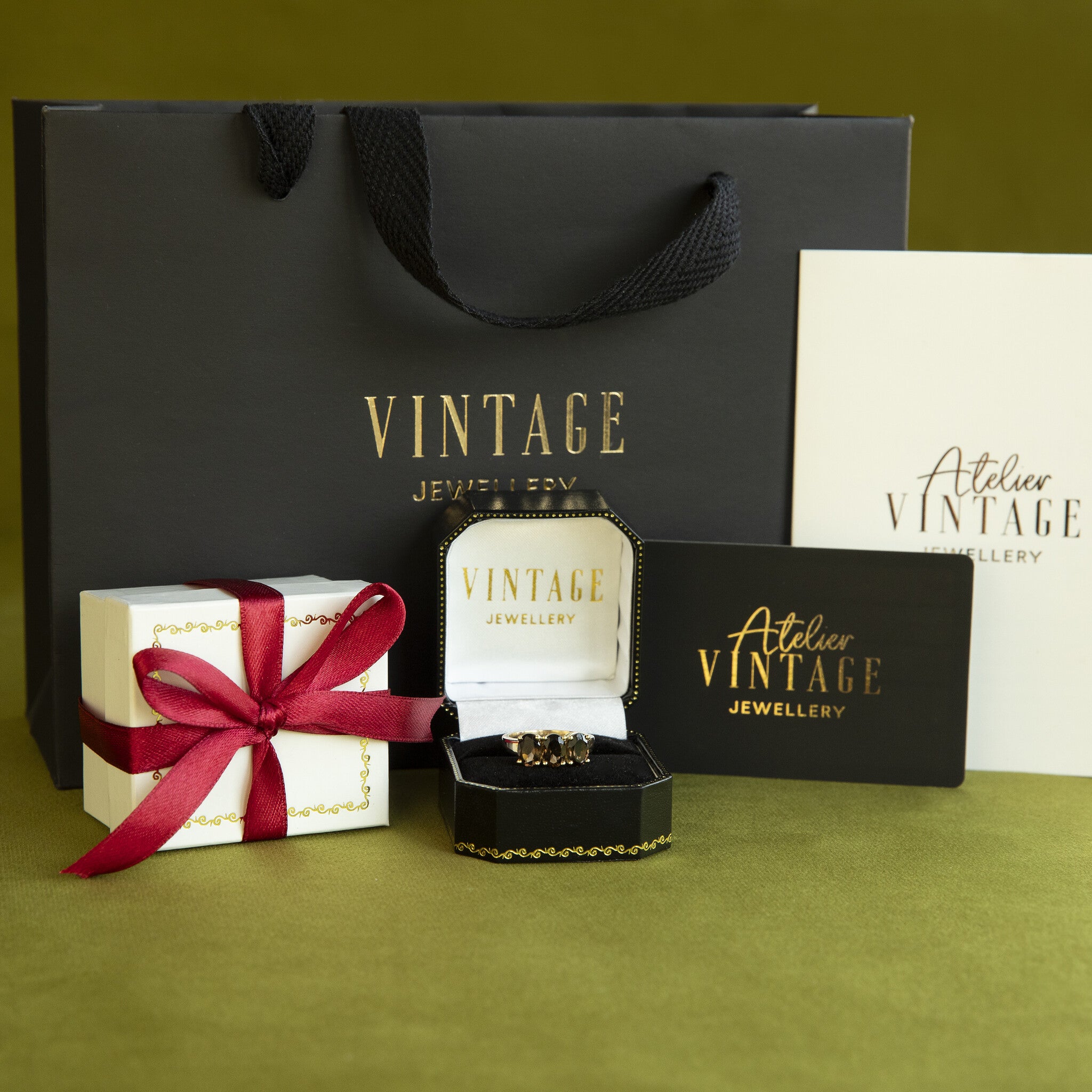 Marlene ring 14 kt - Solid rock