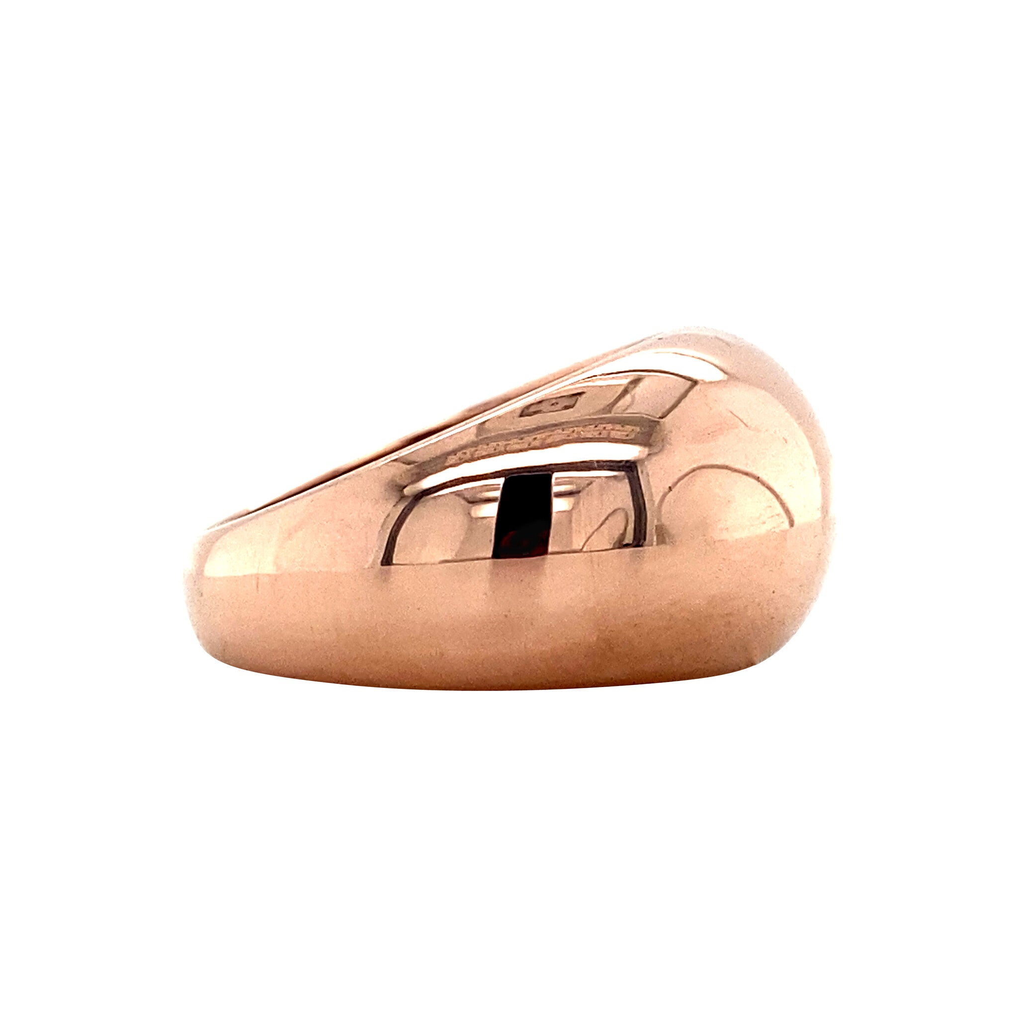 Roségouden ballon ring 18 krt