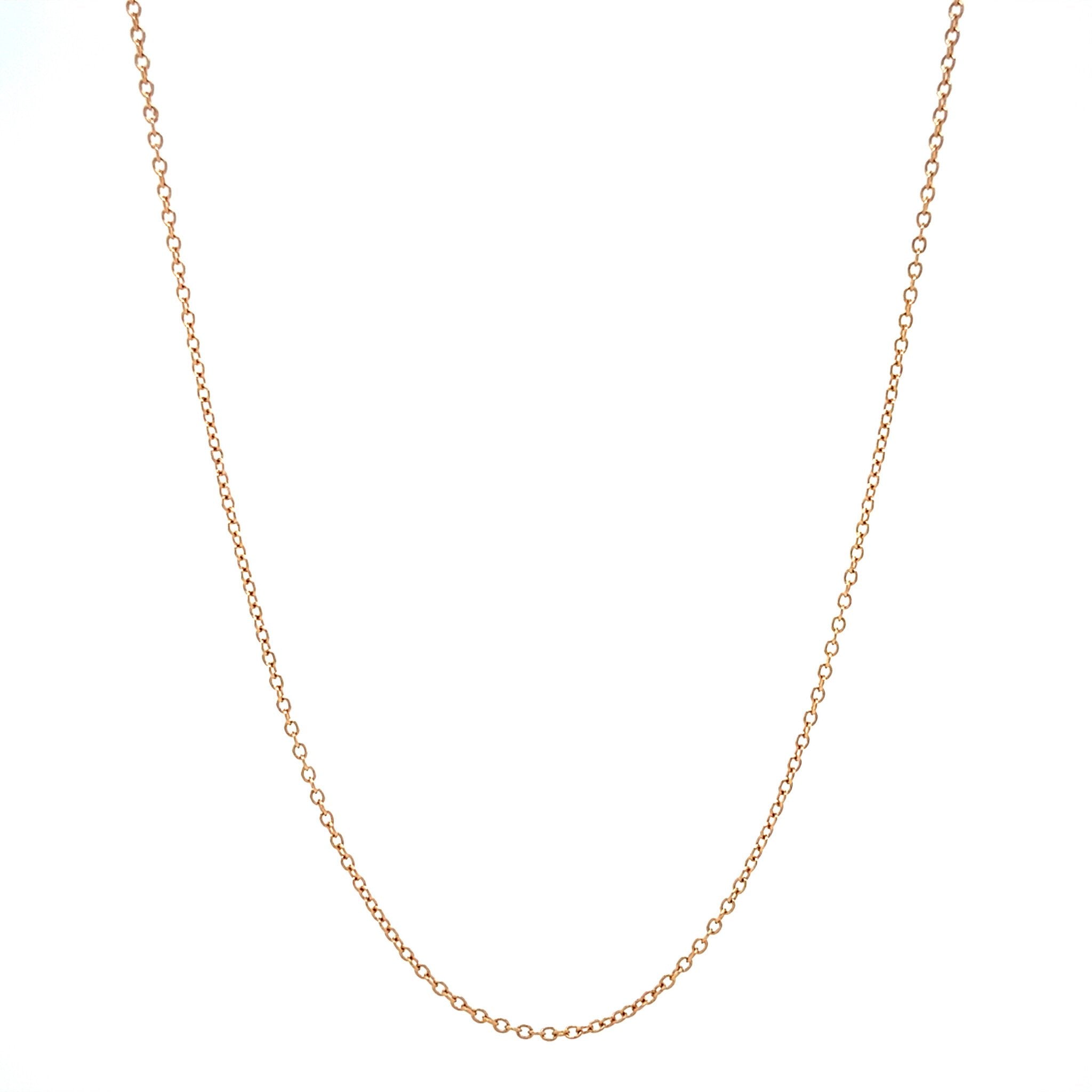 Gold anchor necklace 18 krt