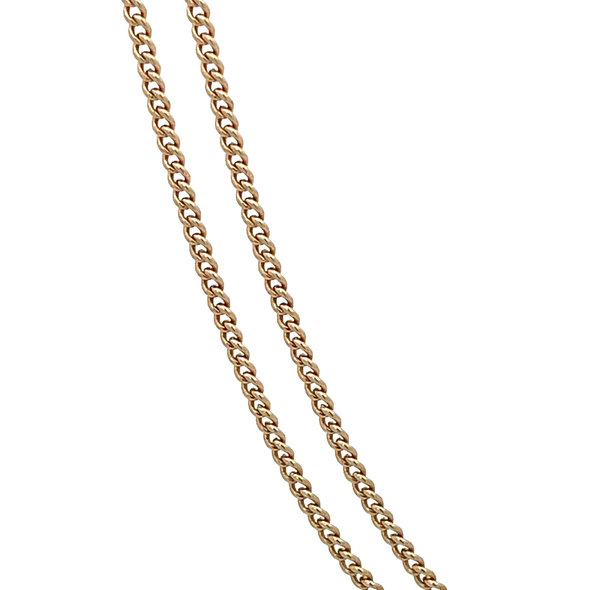 Gouden vintage gourmet collier 14 kt