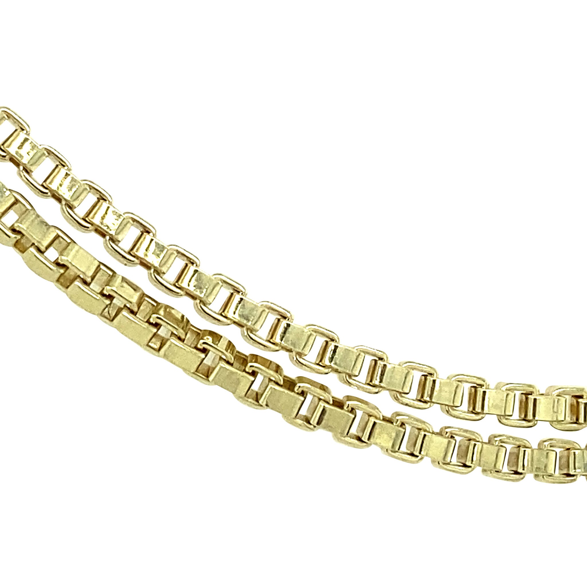 Gouden venetiaan lengtecollier 14 krt