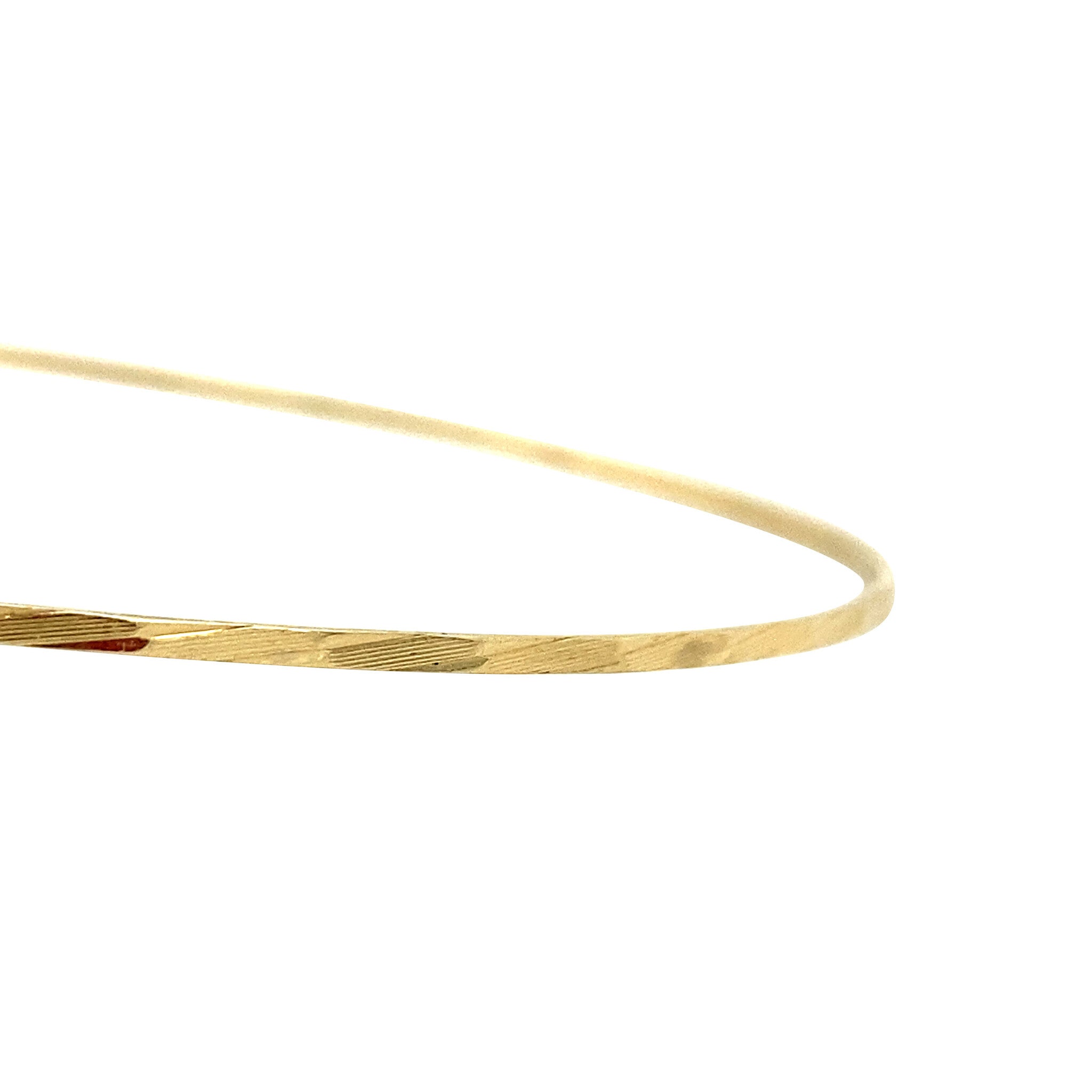 Ornate vintage 14 kt gold jingle bracelet
