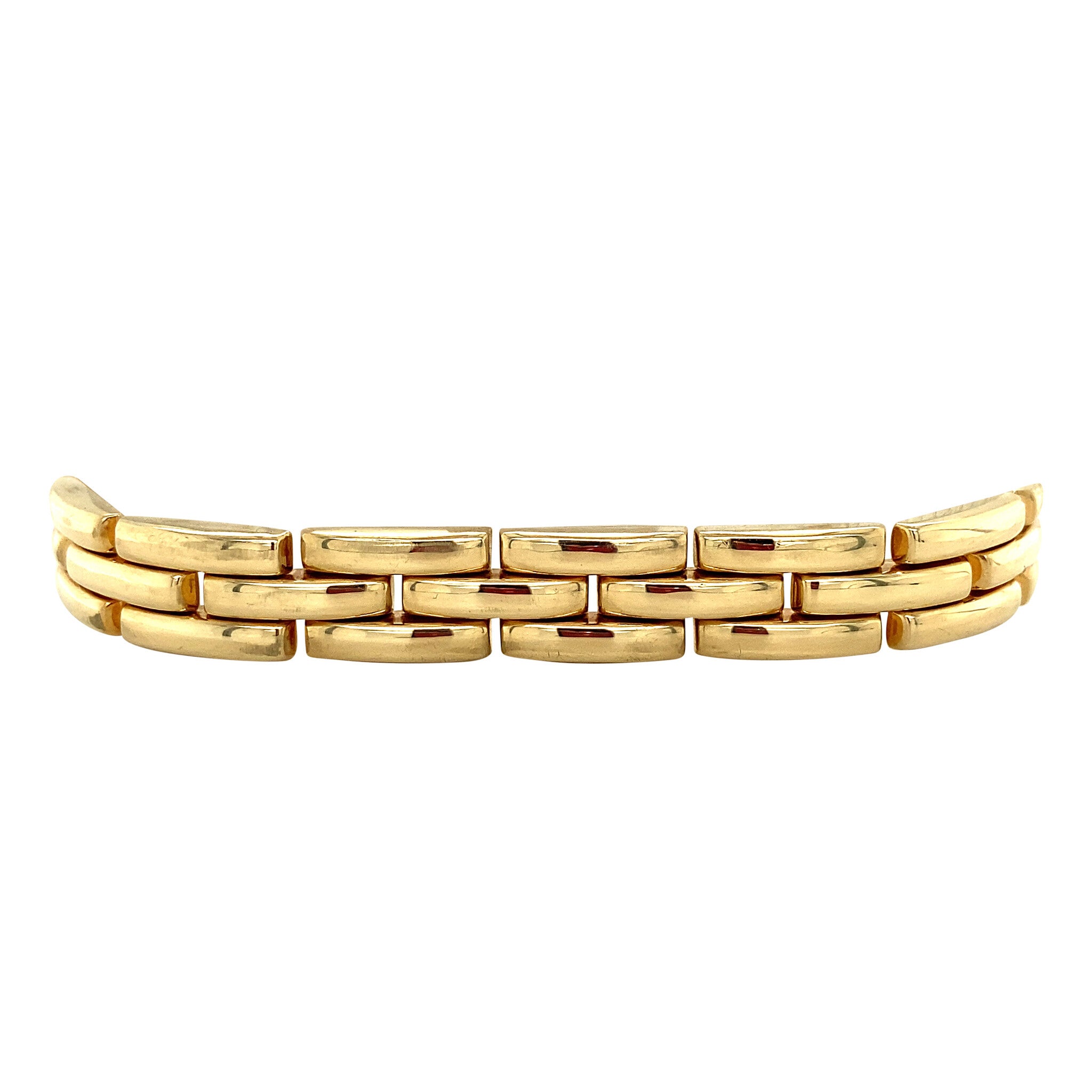 Gold bracelet fantasy 19 cm 14 krt
