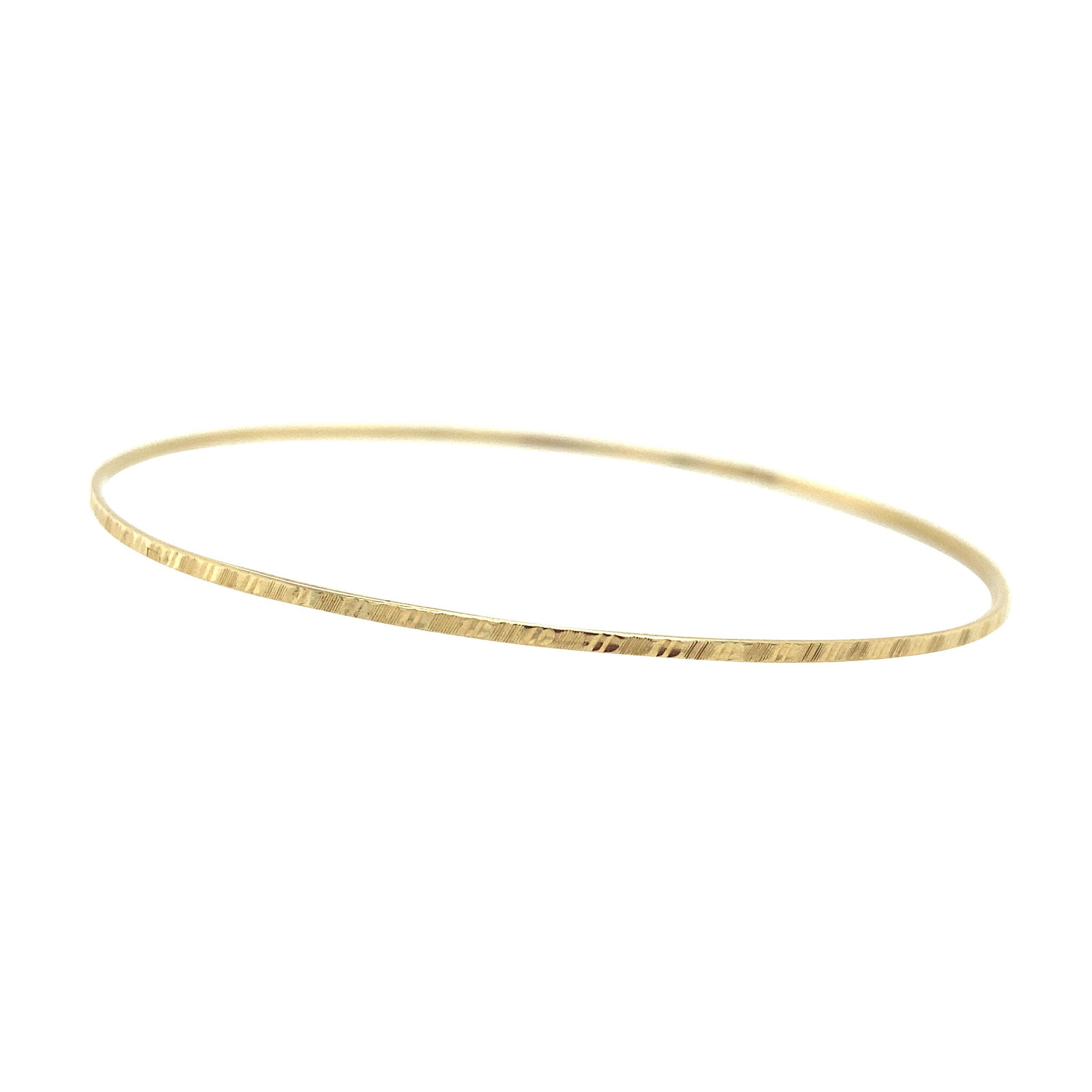 Gouden bewerkte vintage rinkelarmband 14 krt