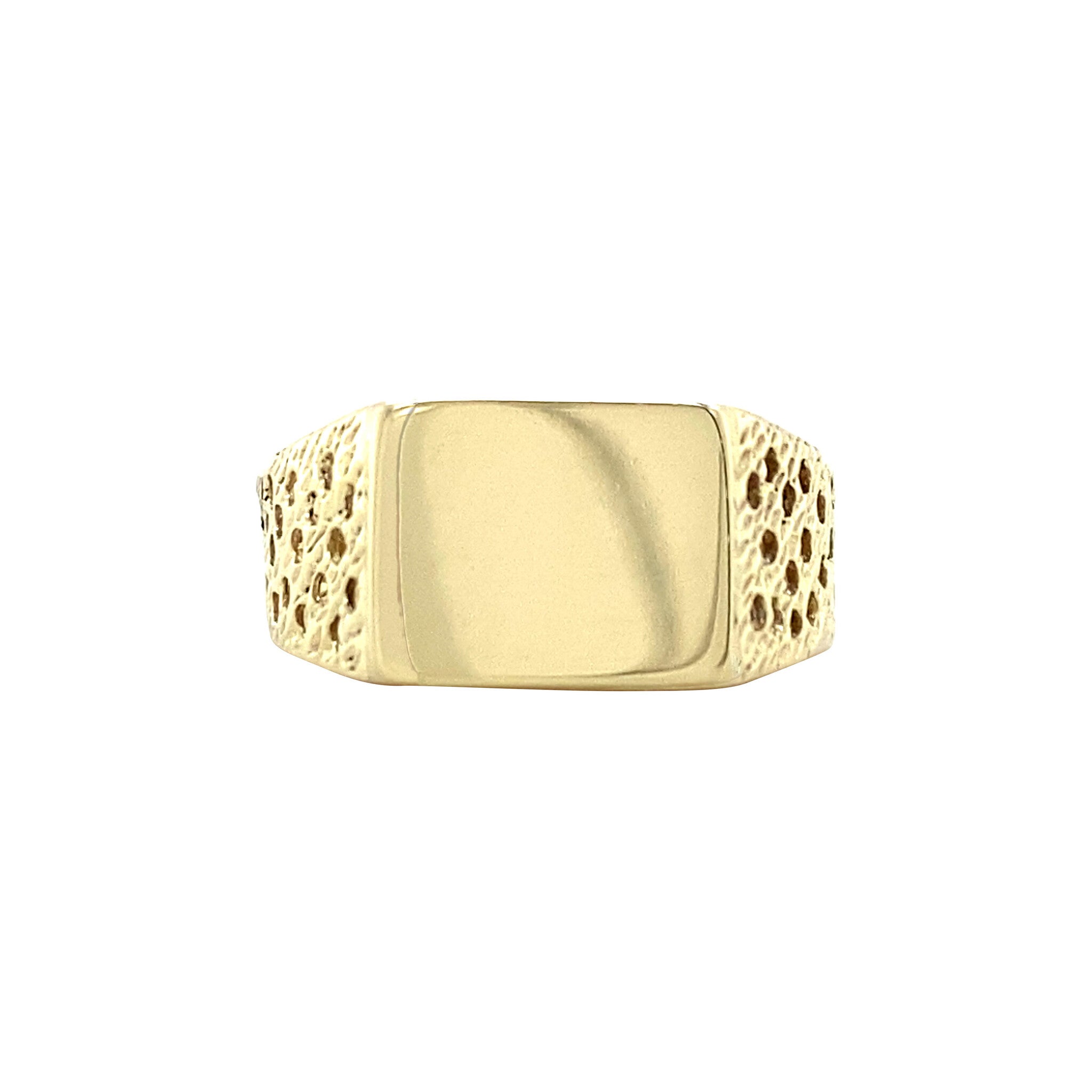 Vintage 14 kt gold signet ring
