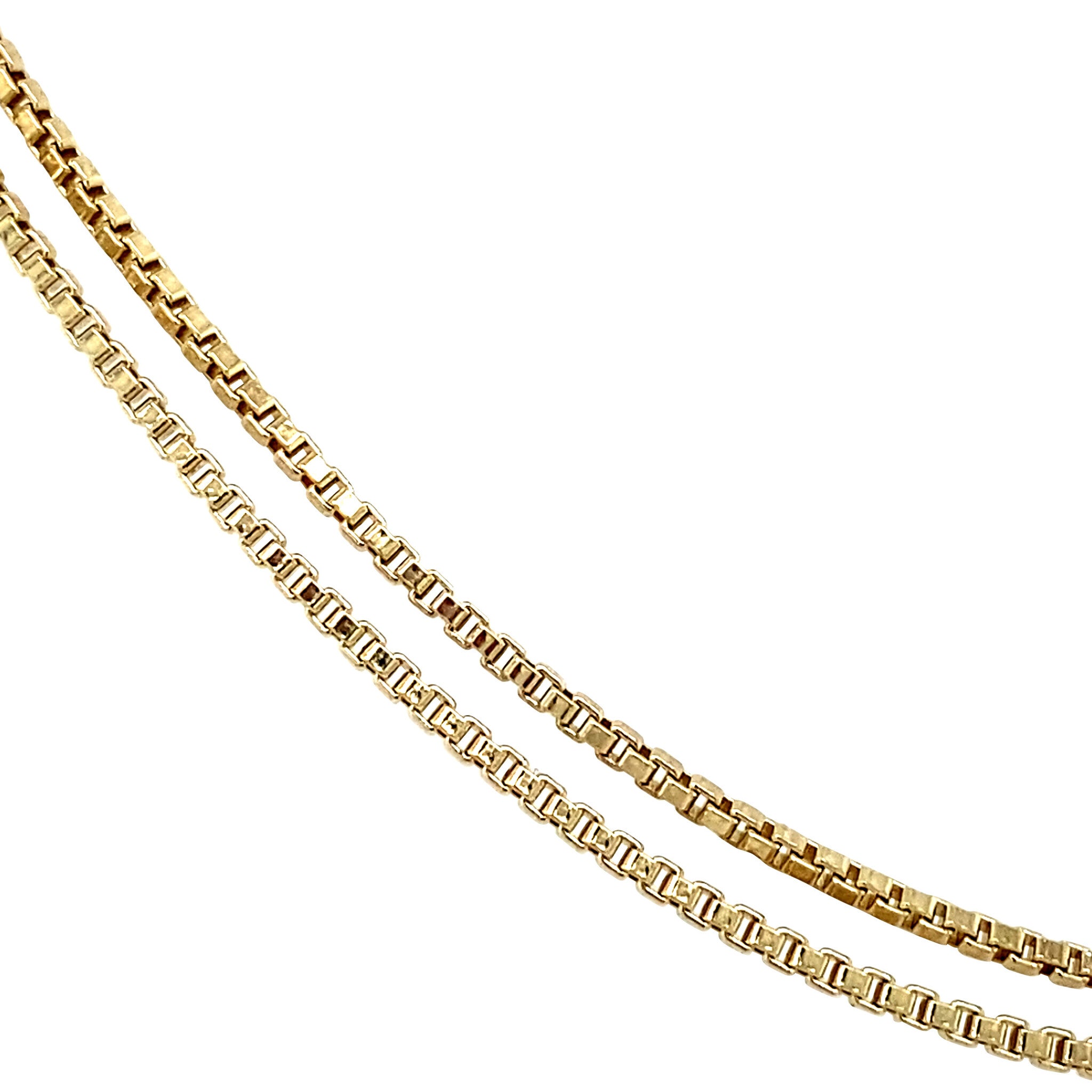 Gold vintage Venetian necklace 14 kt