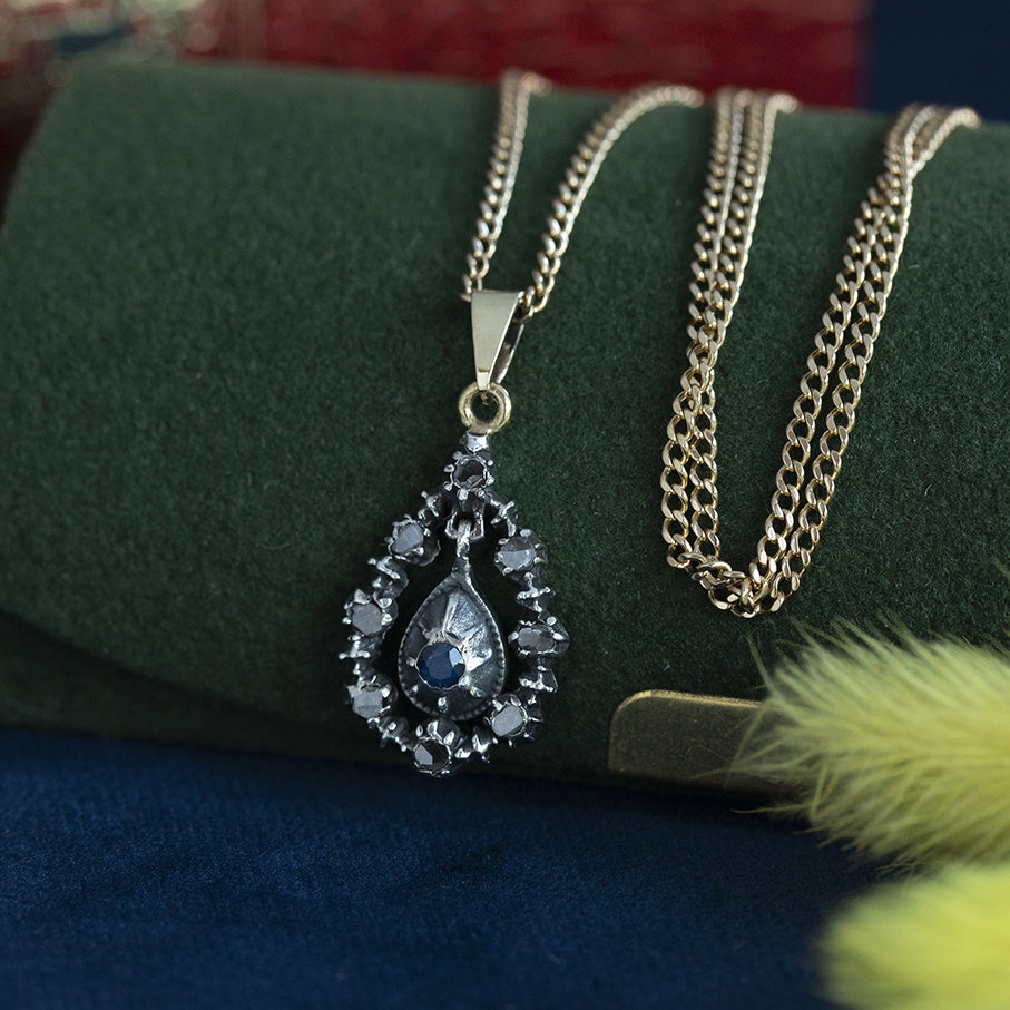 Gouden vintage gourmet lengtecollier 14 kt