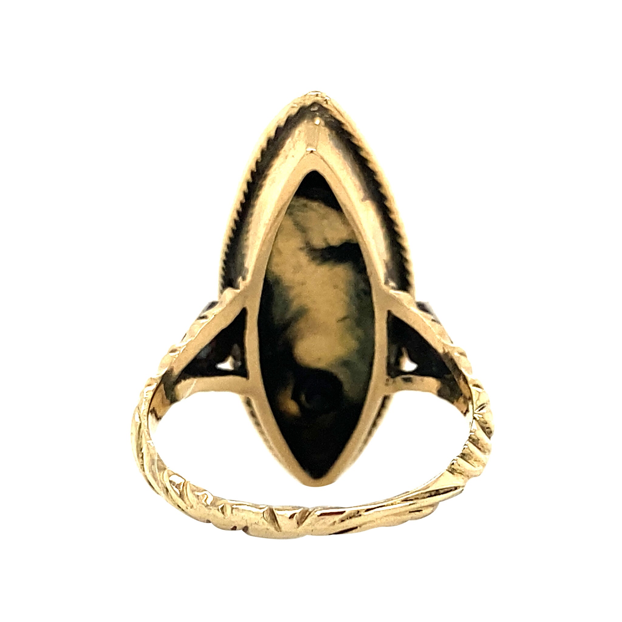 Gouden ring met diamant 14 krt/925