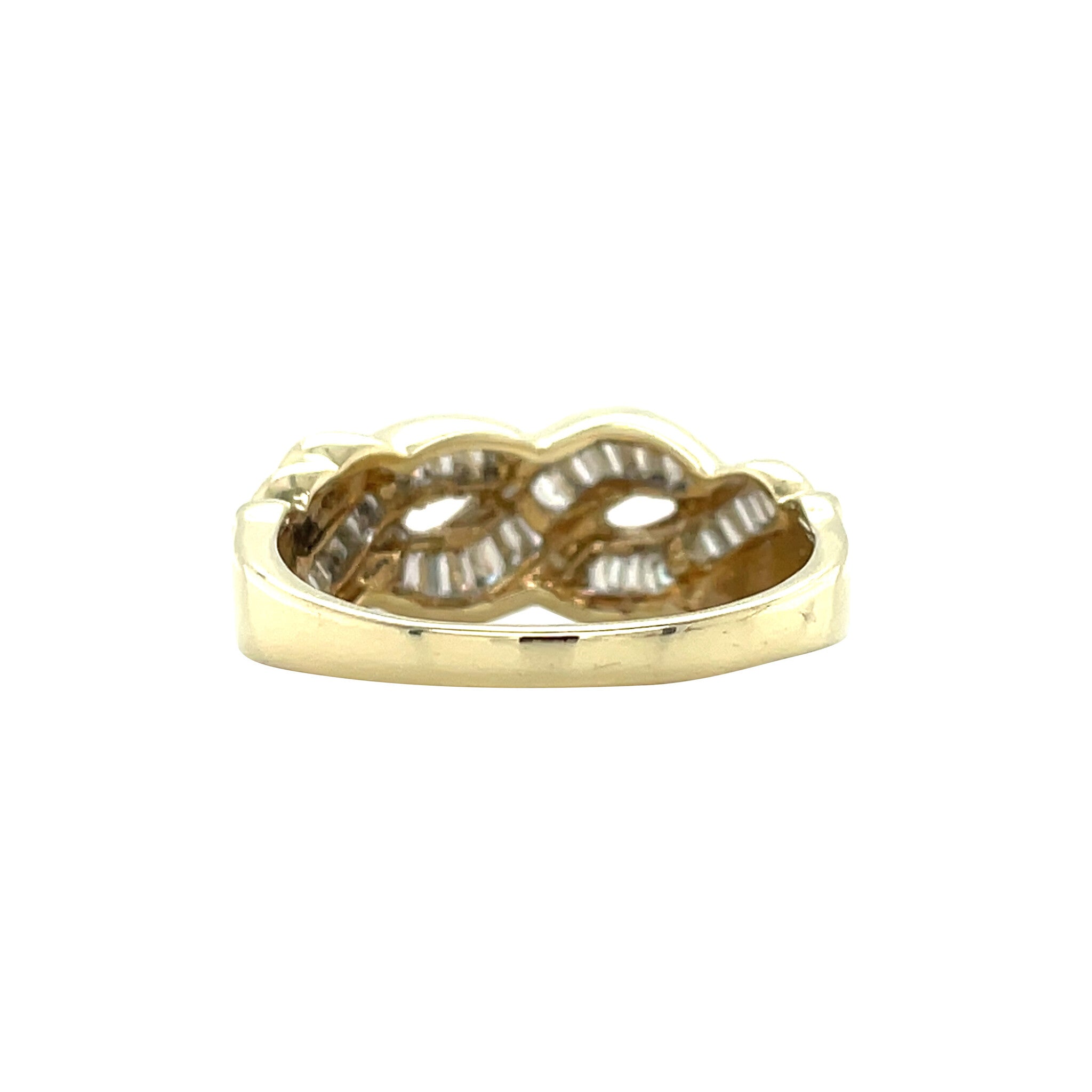 Vintage ring with diamond 10 kt