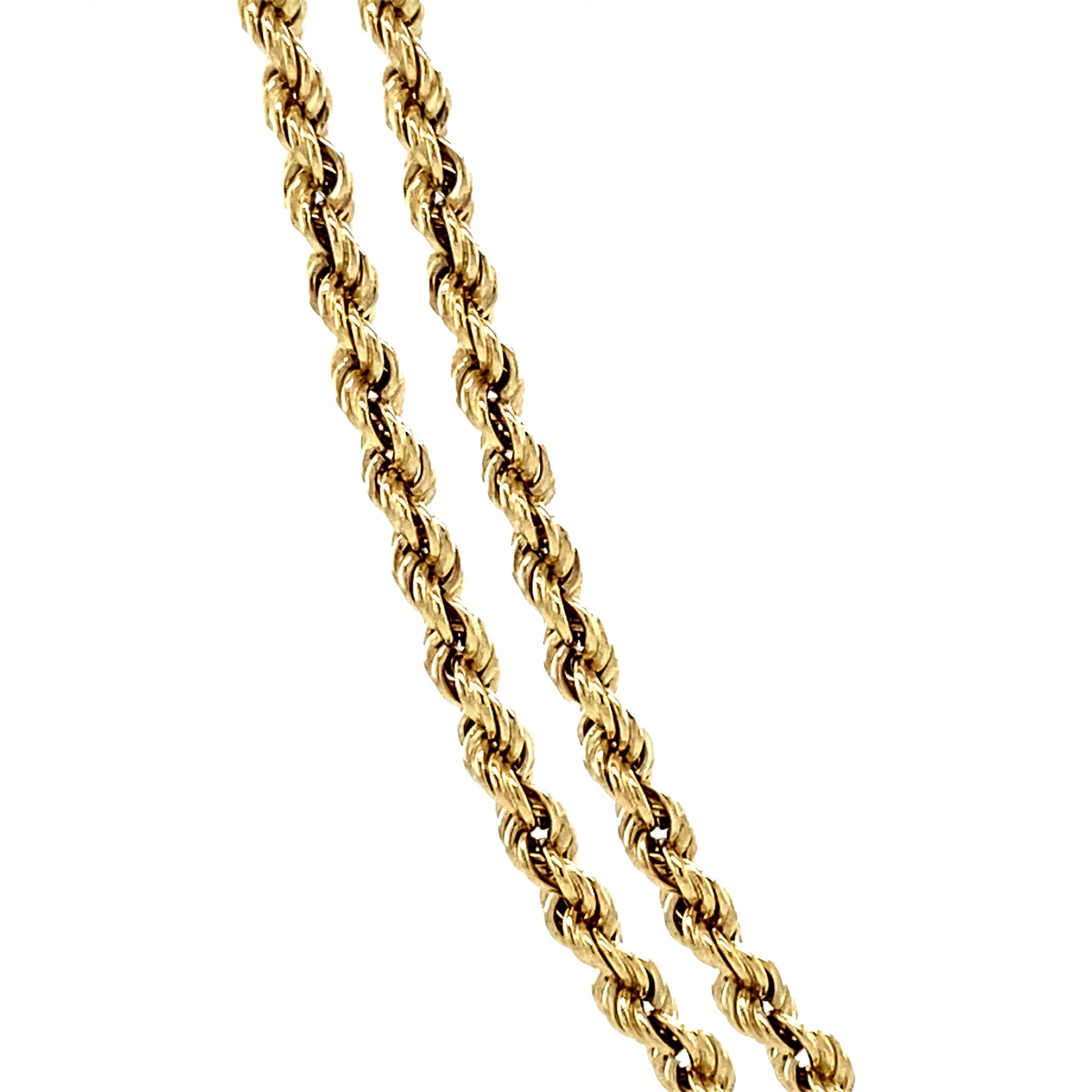 Gouden koord collier 14 krt