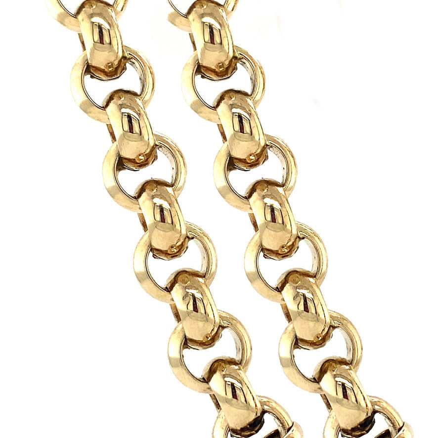 Gouden jasseron collier 14 krt