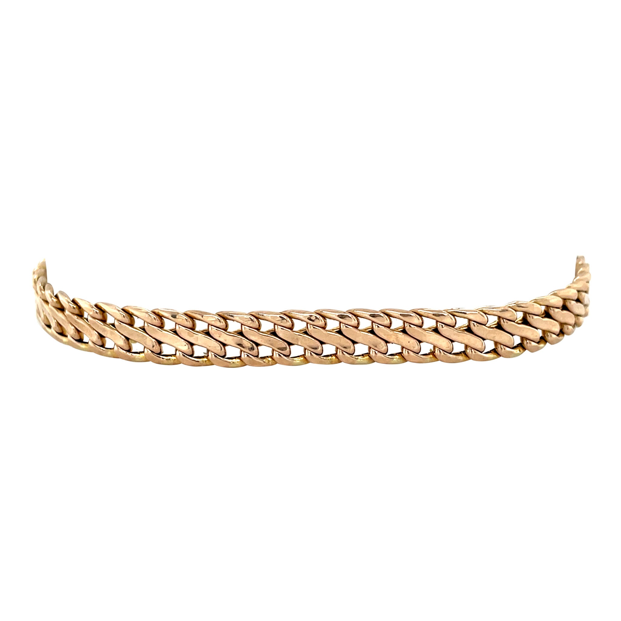Vintage gold fantasy bracelet 14 kt