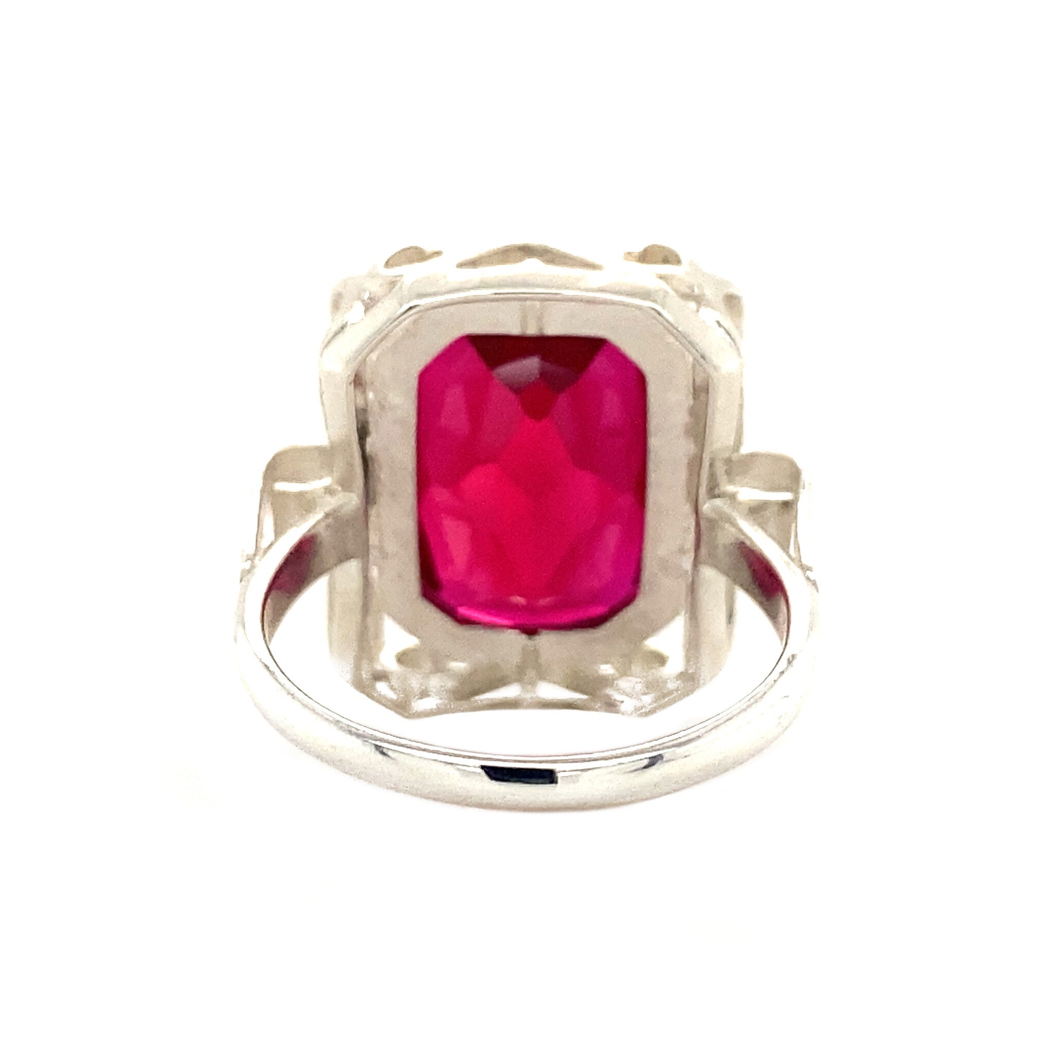 Queen's ring 925 - Hot Pink
