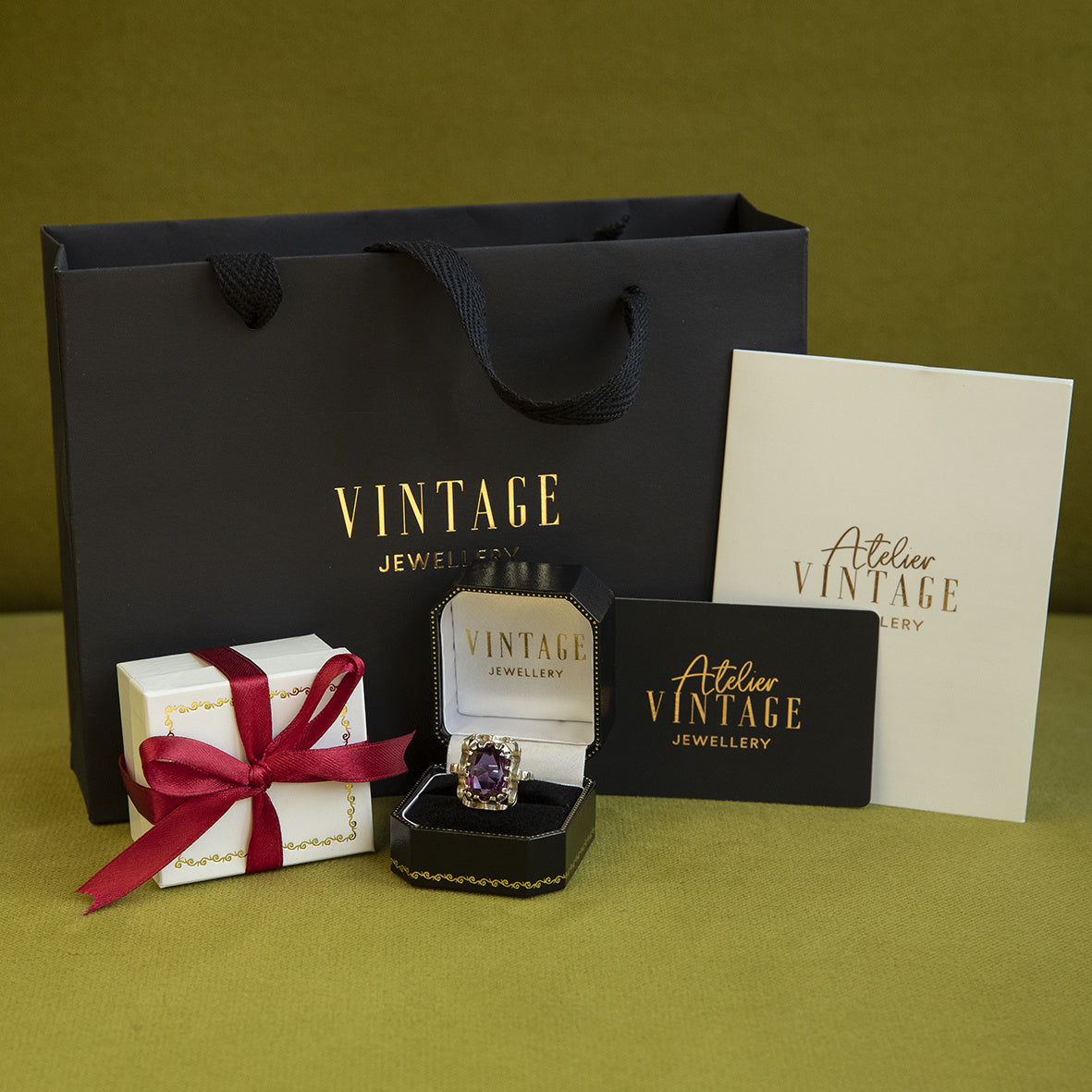 Queen's ring 925 - Lavender Love