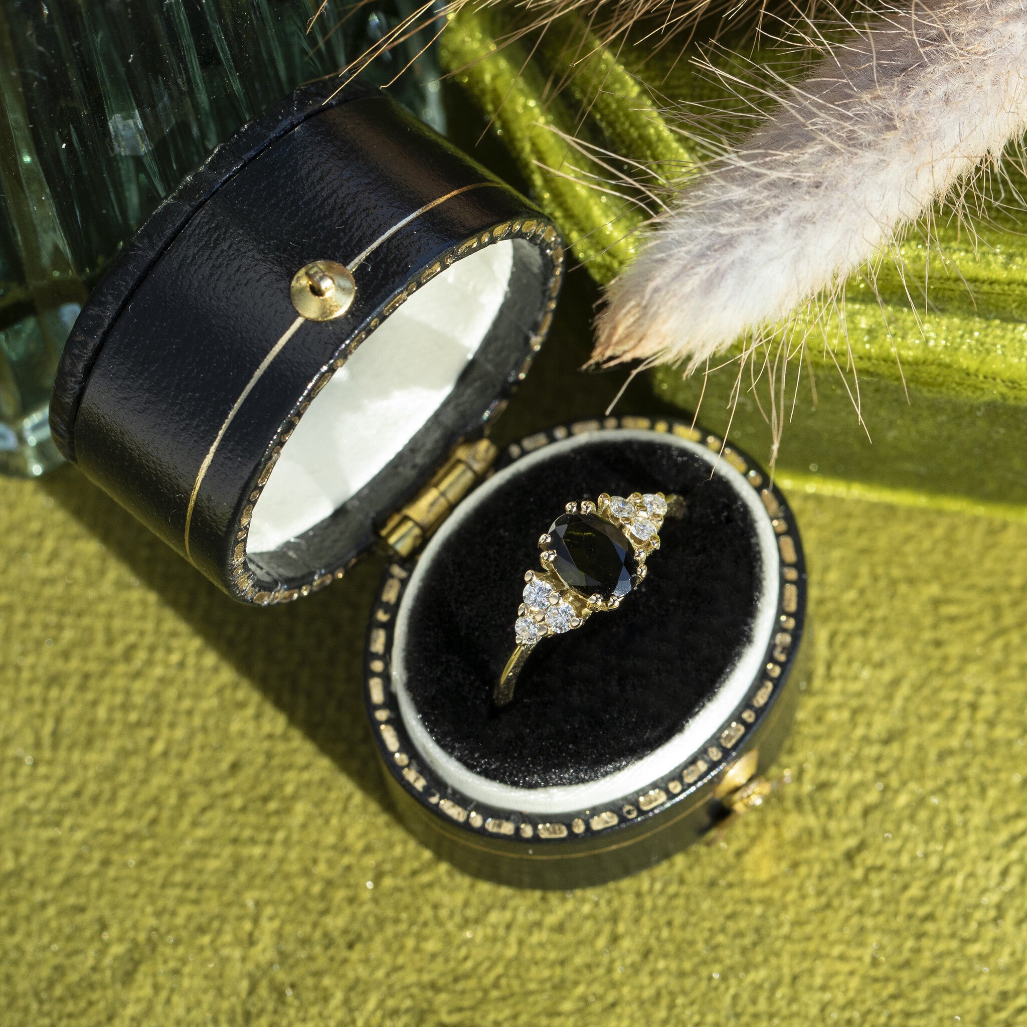 Audrey ring 14 kt - Forest