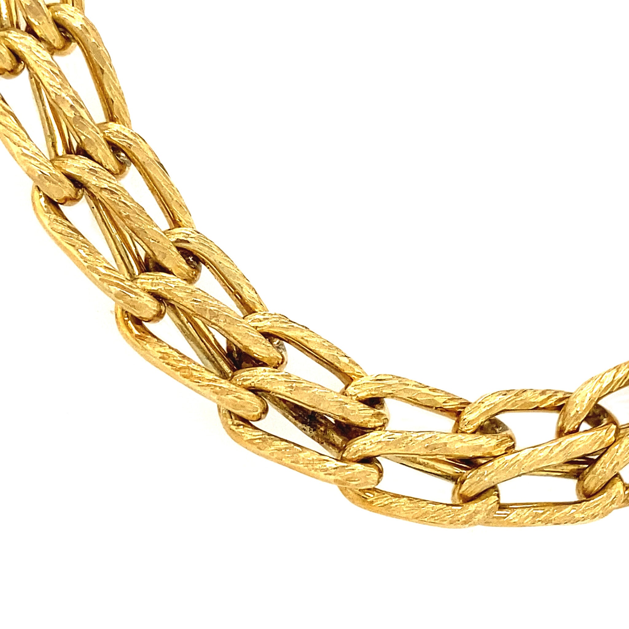 14 kt gold fantasy necklace
