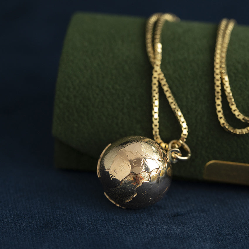 Gouden vintage venetiaan lengtecollier 14 krt