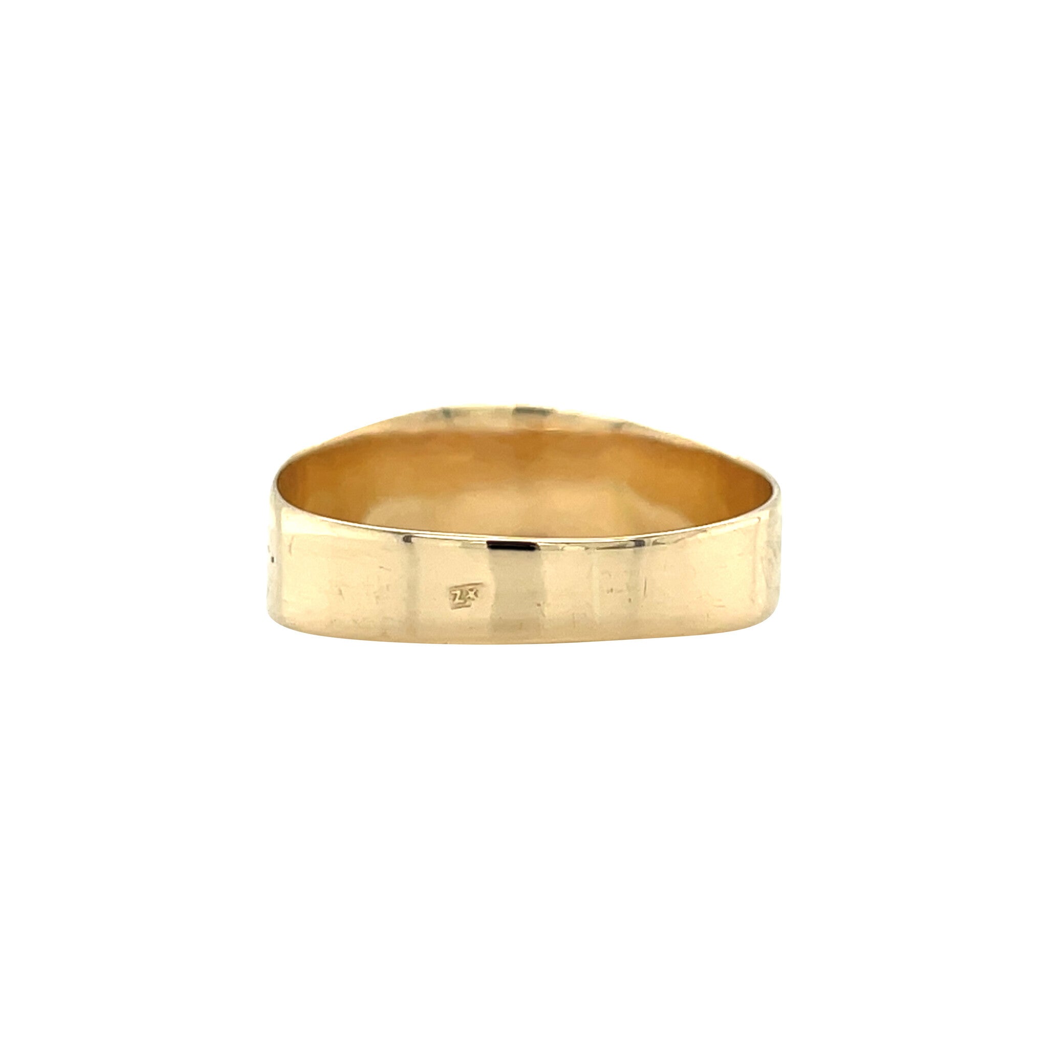 Vintage 14 kt gold ring with turquoise