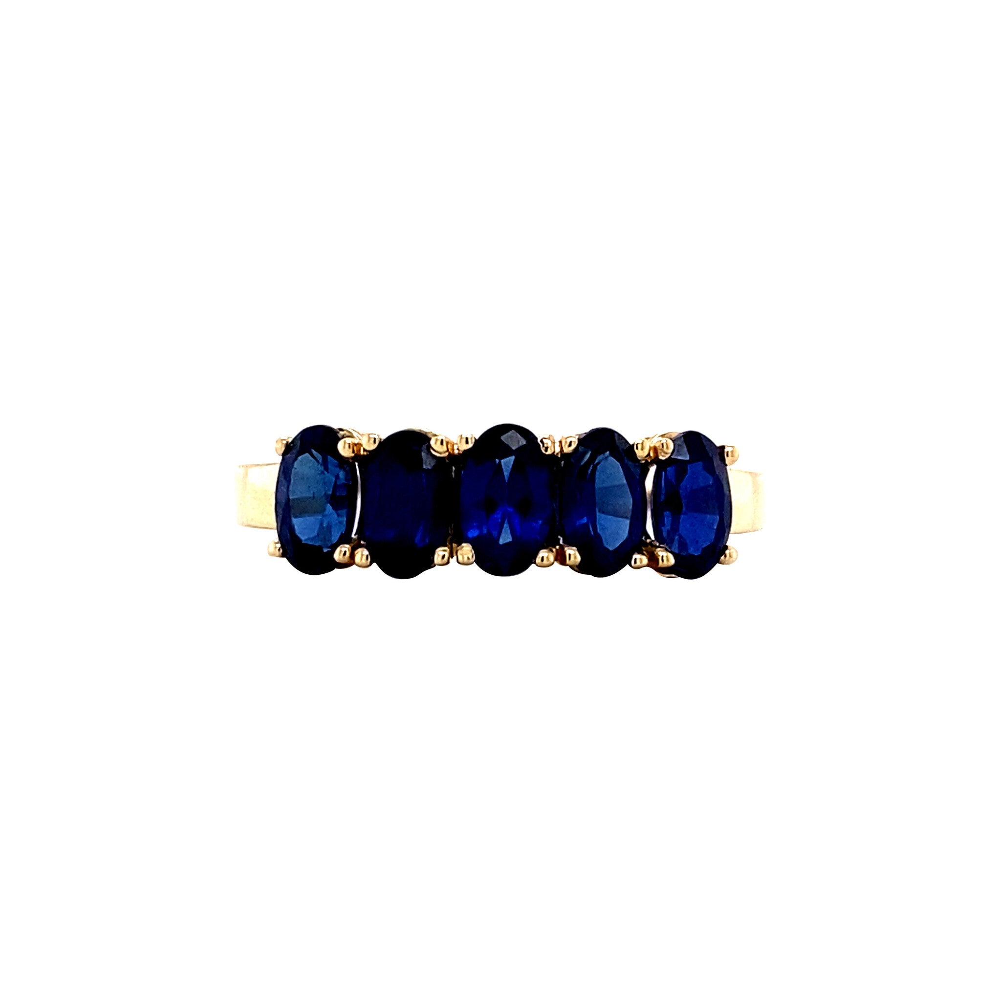 Josephine ring 14 krt - Sapphire