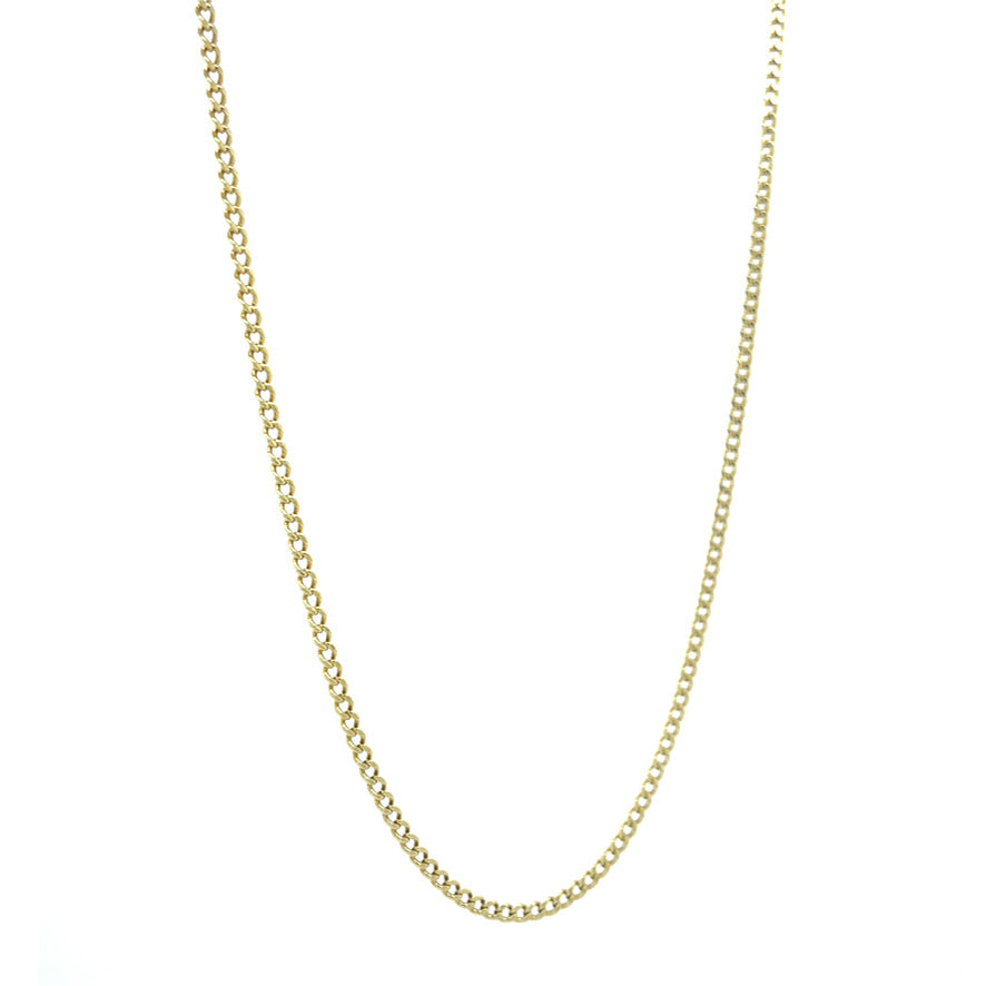 Gouden vintage gourmet collier 14 kt
