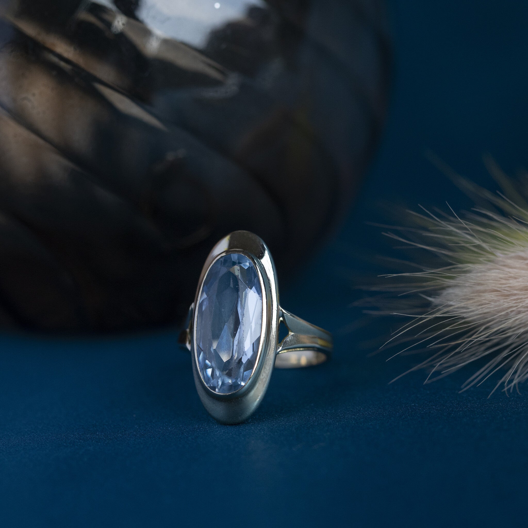 Ring met spinel 8 krt