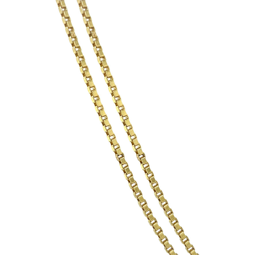 Golden vintage Venetian necklace 14 kt