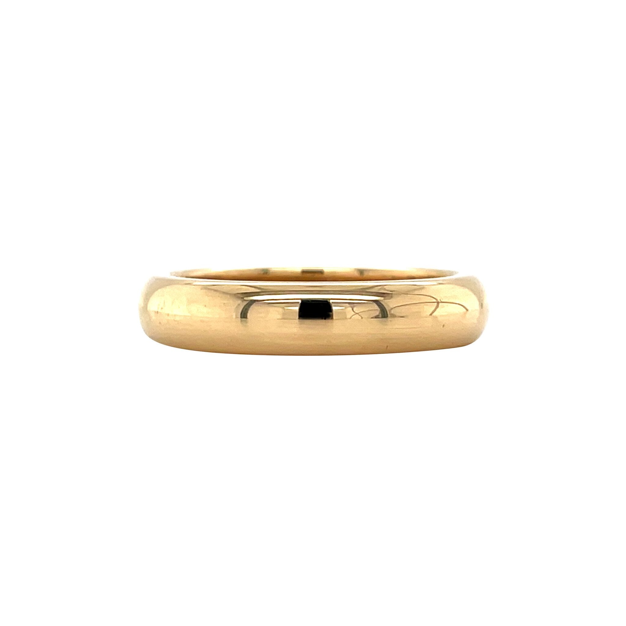 Gouden vintage Cartier trouwring 18 krt
