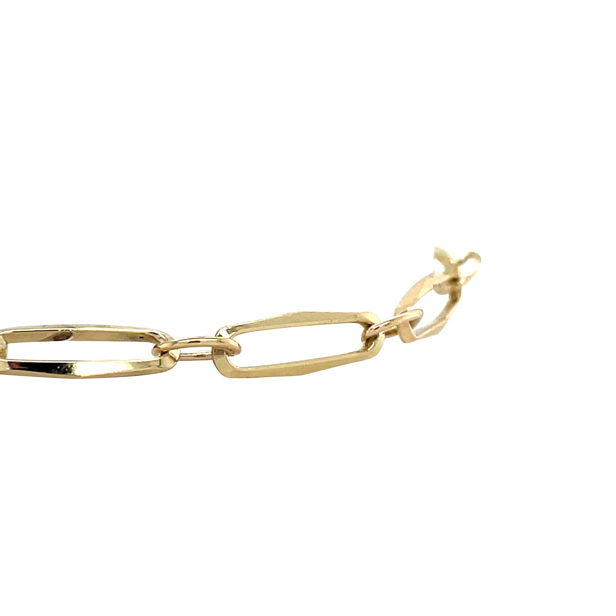Golden vintage closed forever bracelet 14 carat