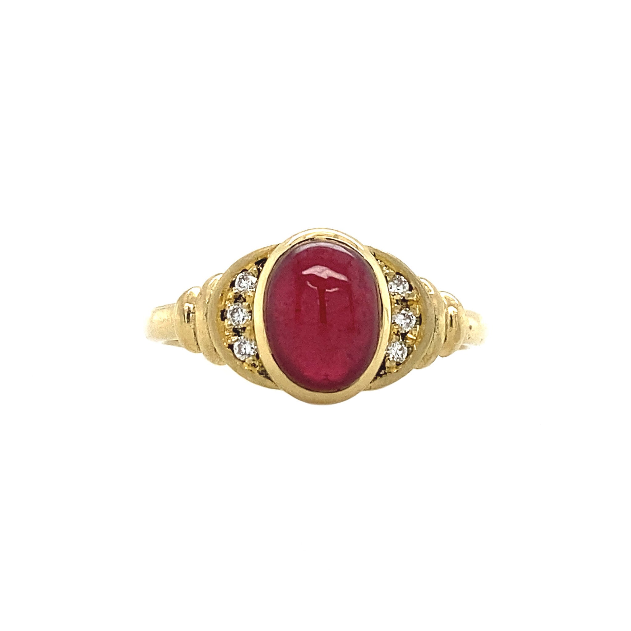 Jane ring 14 krt - Ruby Ruby