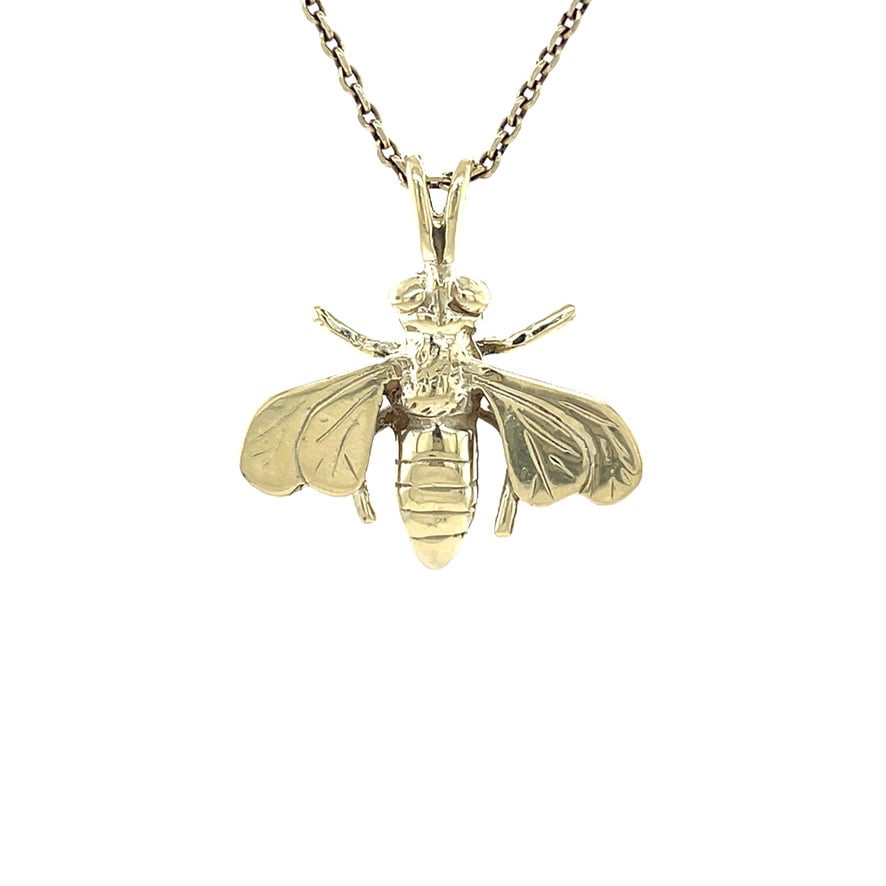 Gouden vintage bij hanger 14 kt