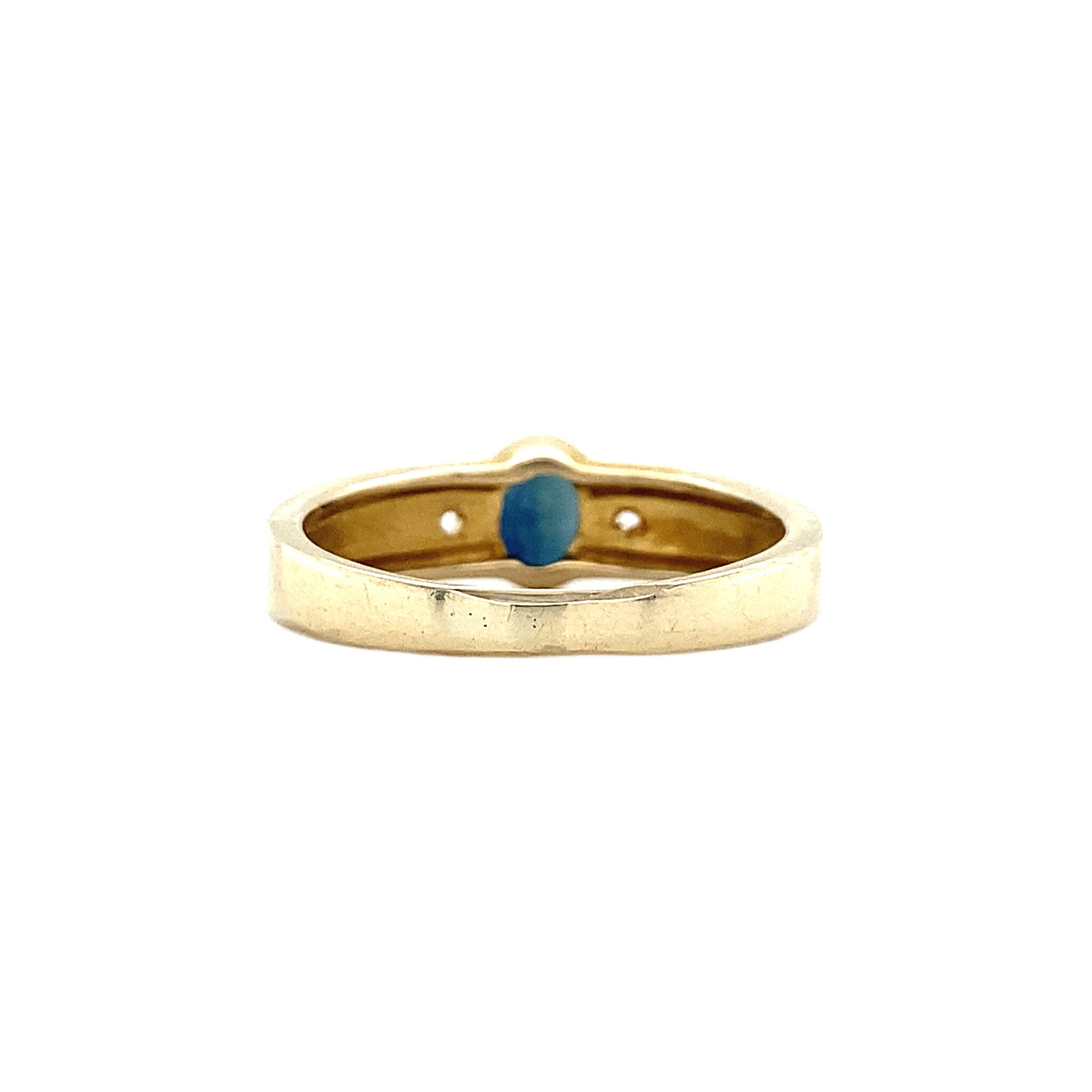 Sapphire ring, 9 kt