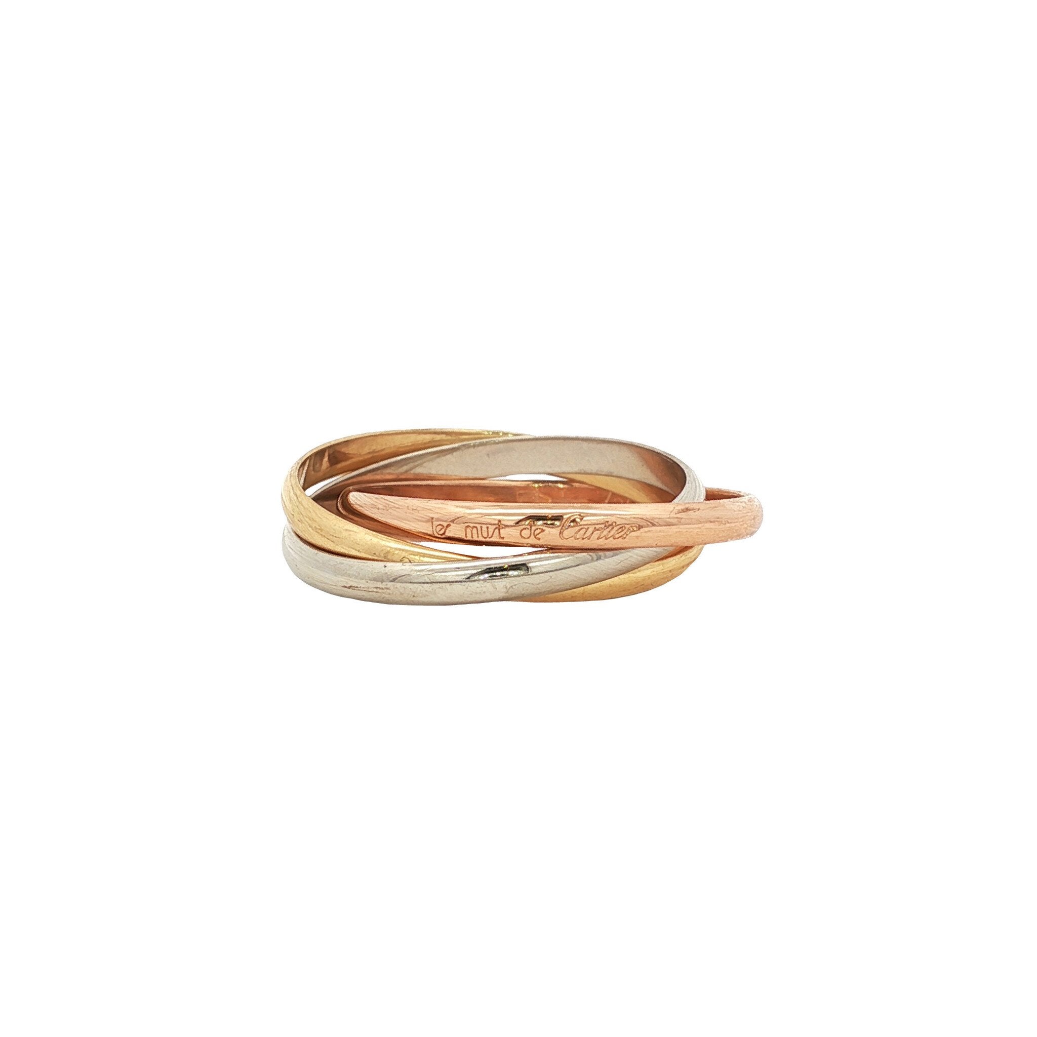 Vintage Cartier Trinity ring 18 kt