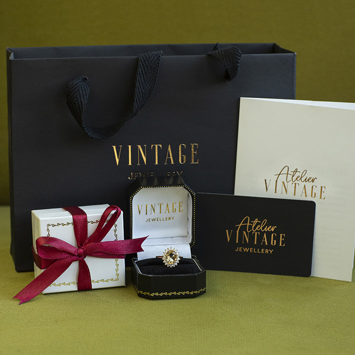 Lady Di ring 14 krt - Sunflower