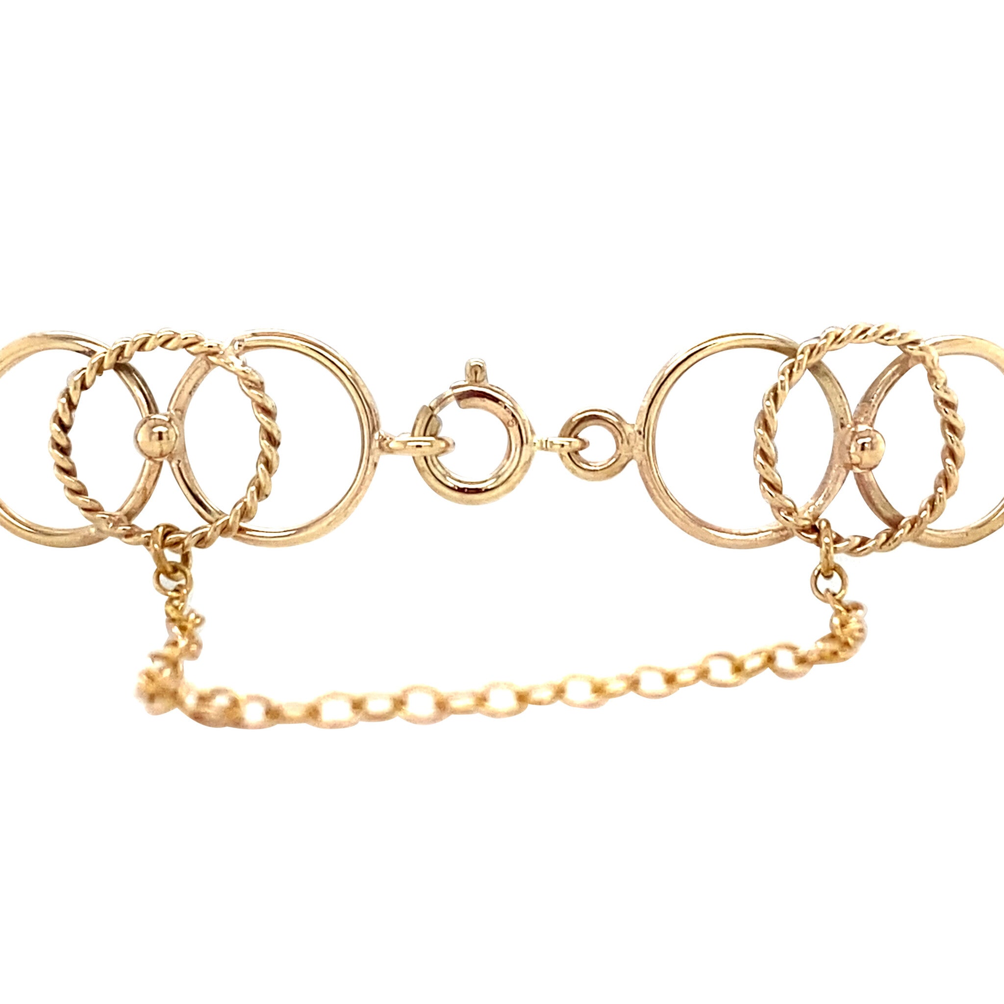 Vintage armband met opaal triplet 9 krt