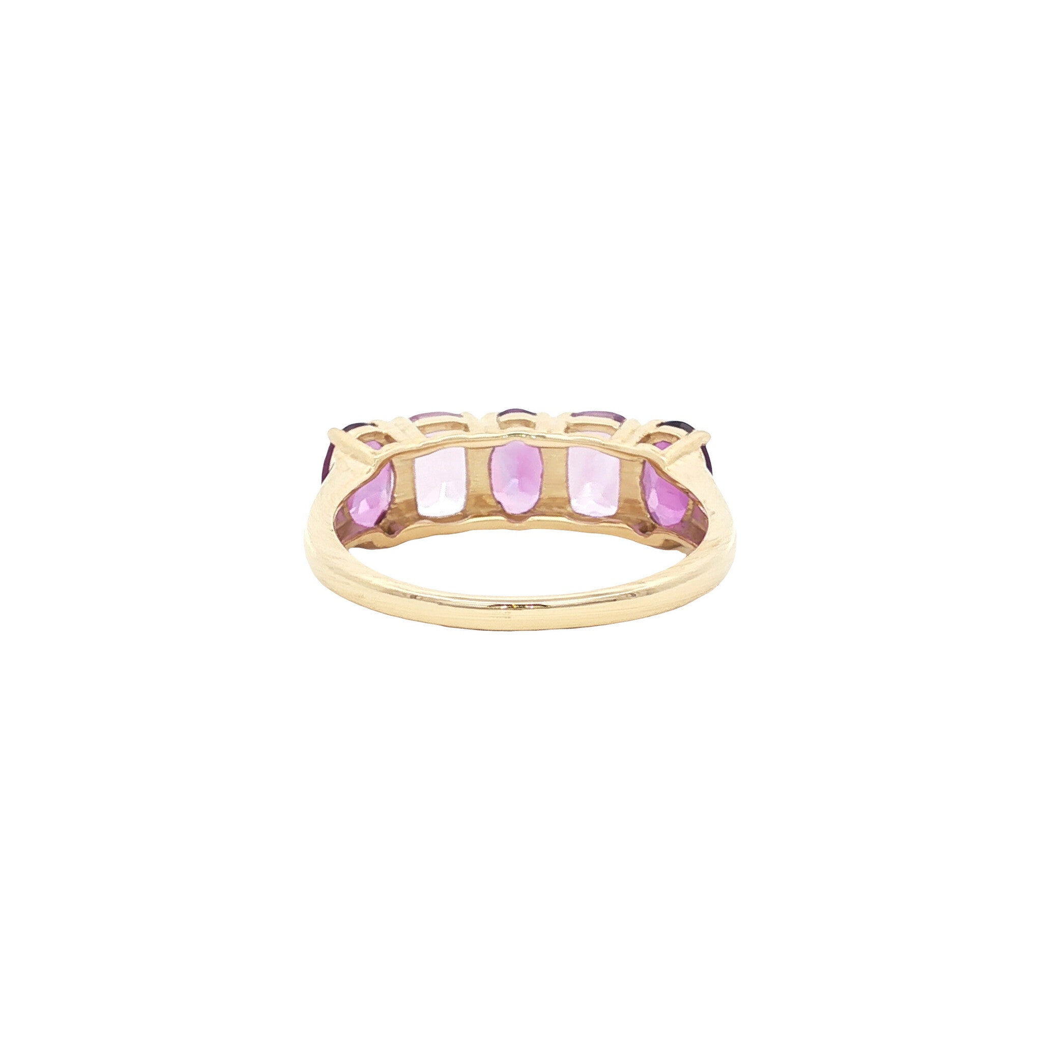 Ring met amethist 9 kt