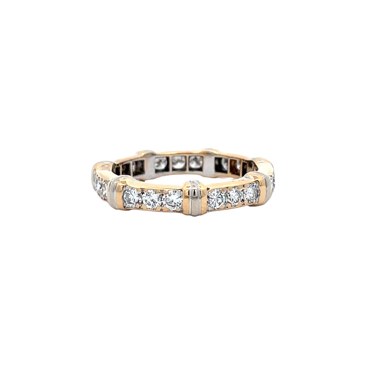 Gouden vintage Cartier ring met diamant 18 kt