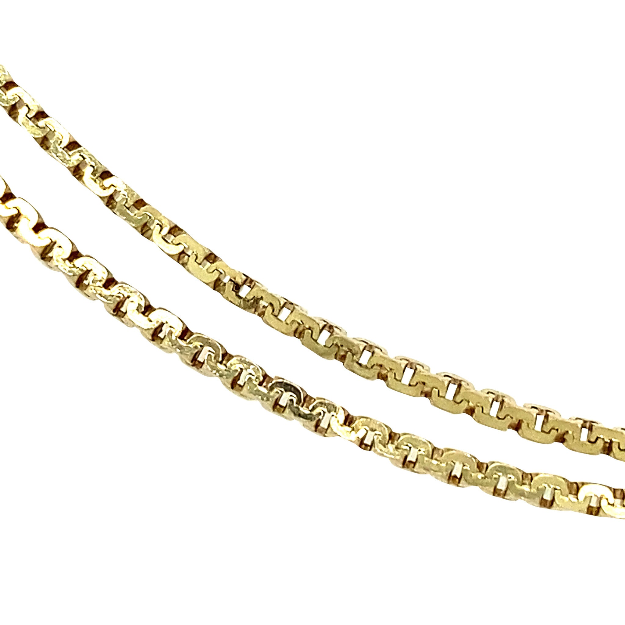 Gold fantasy necklace 14 kt