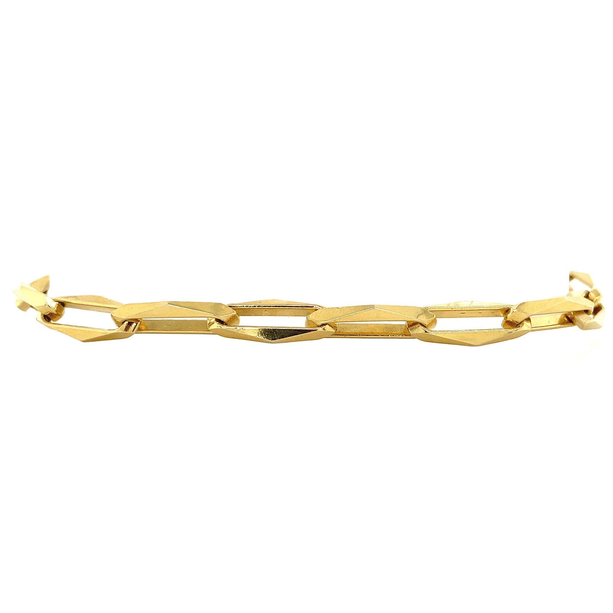 Vintage gouden Closed forever armband 14 krt