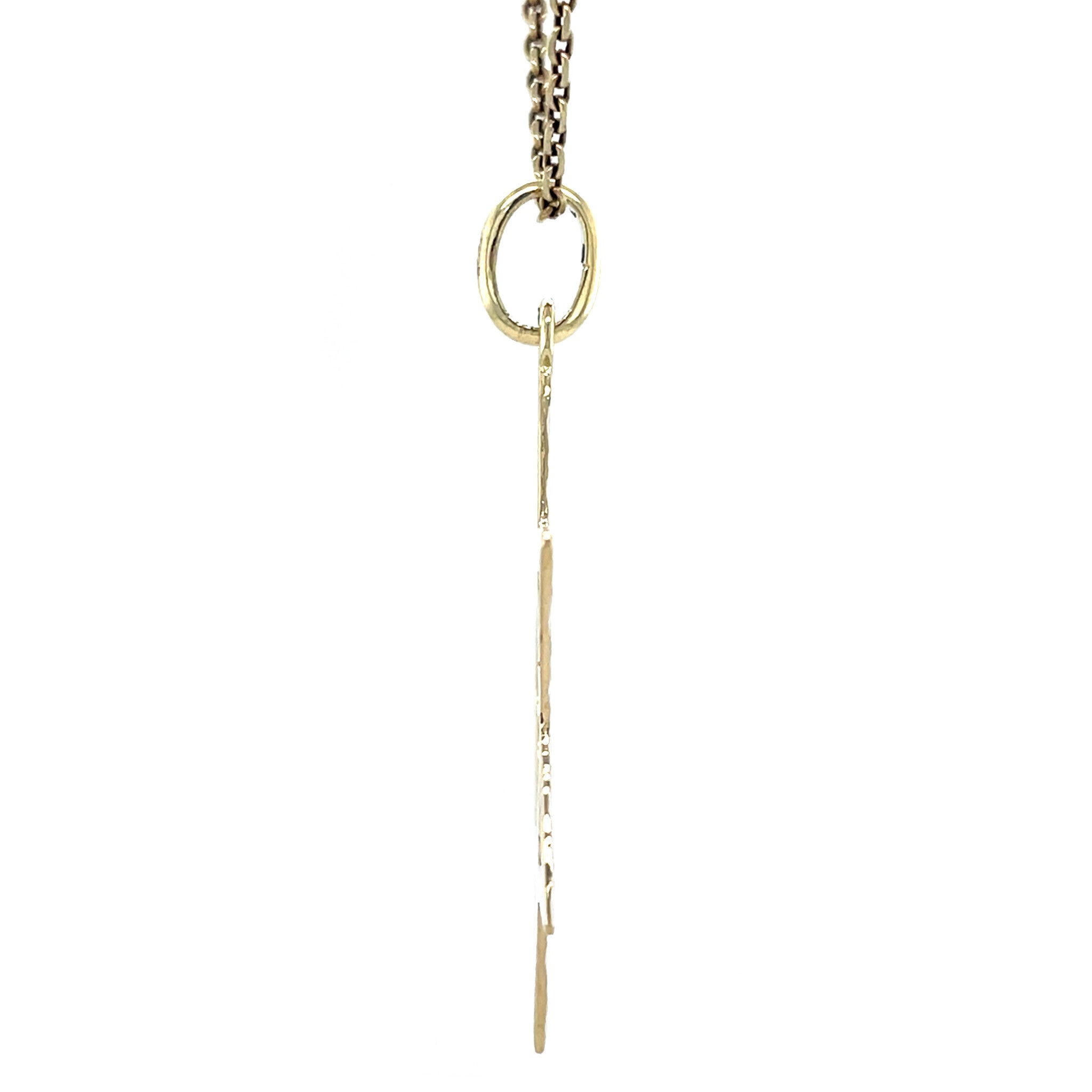 Vintage gold Star of David pendant, 14 kt