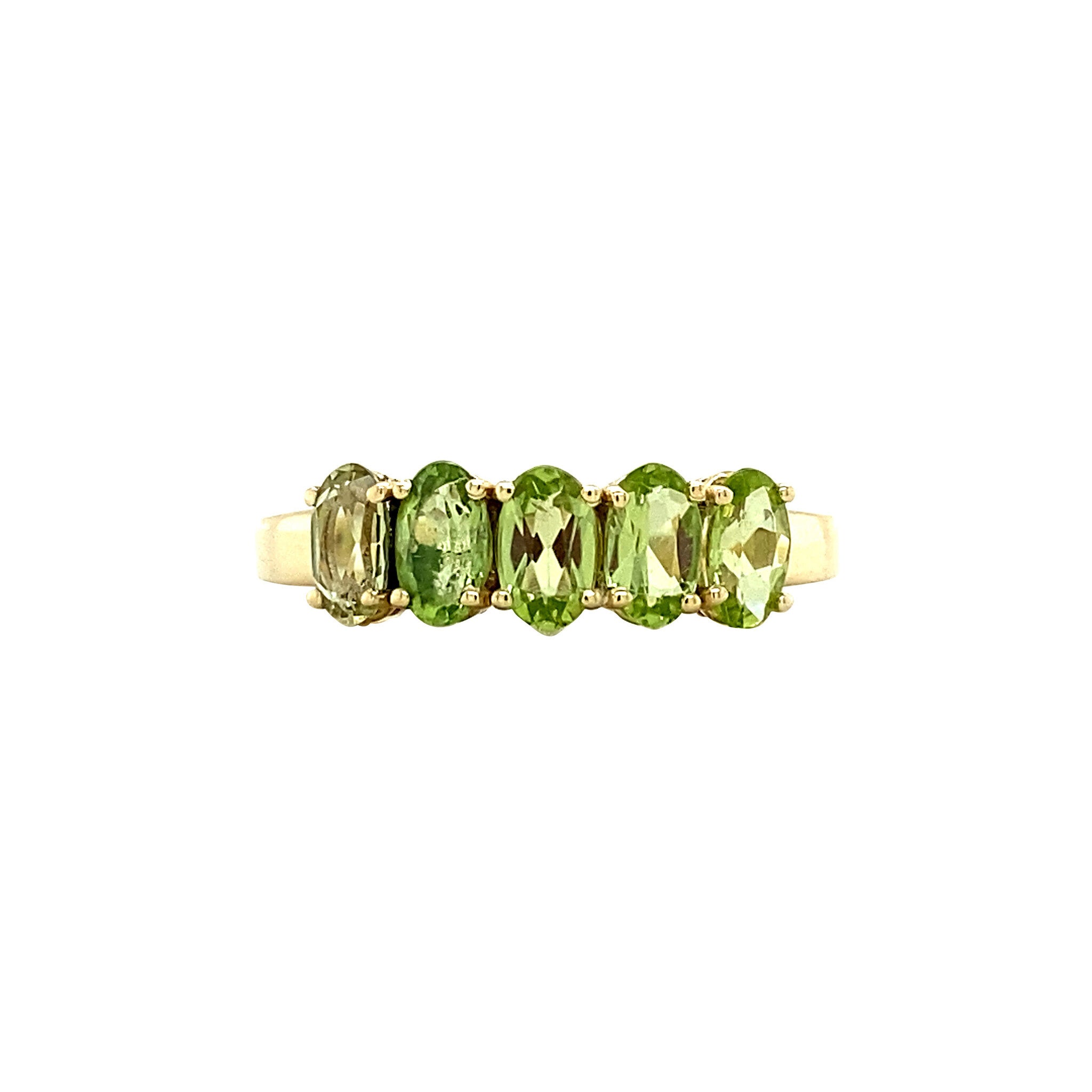 Josephine ring 14 krt - Lime